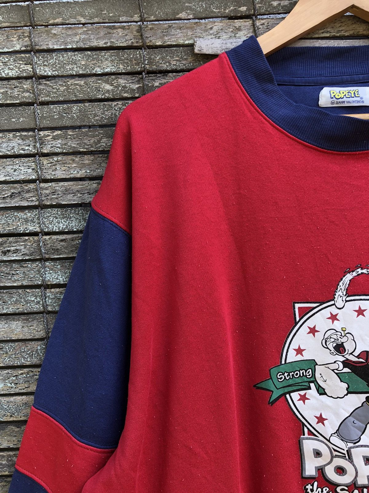 Vintage Vintage 90s Popeye X Gianni Valentino Crewneck Sweatshirt Size US XL / EU 56 / 4 - 6 Thumbnail