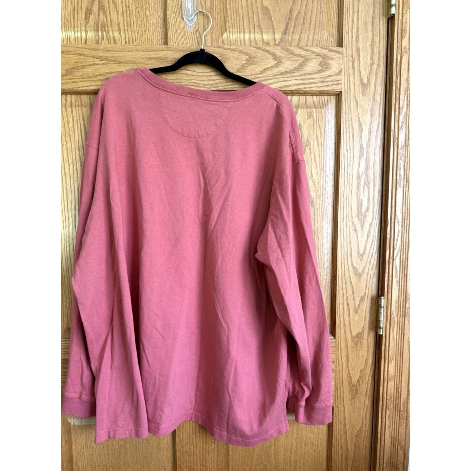 Vintage Duluth Mens T-Shirt Long Sleeve Crew Neck Coral 3XL Knit Cotton Workwear Hunt Fish Camp Casual Shirts Mens Size US XXL / EU 58 / 5 - 2 Thumbnail