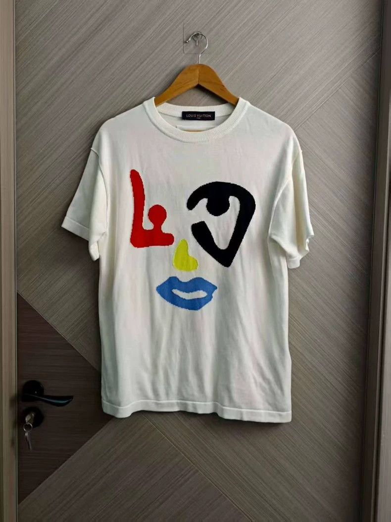 Louis Vuitton LV Face Graphic Knit Short Sleeve - dmc Size US S / EU 44-46 / 1 - 1 Thumbnail