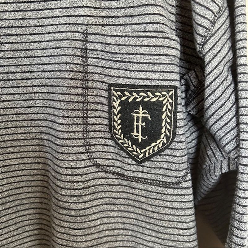 Other FORÈNZA Crest Striped Long Sleeve Shirt Size Large 1990s Size US L / EU 52-54 / 3 - 3 Thumbnail