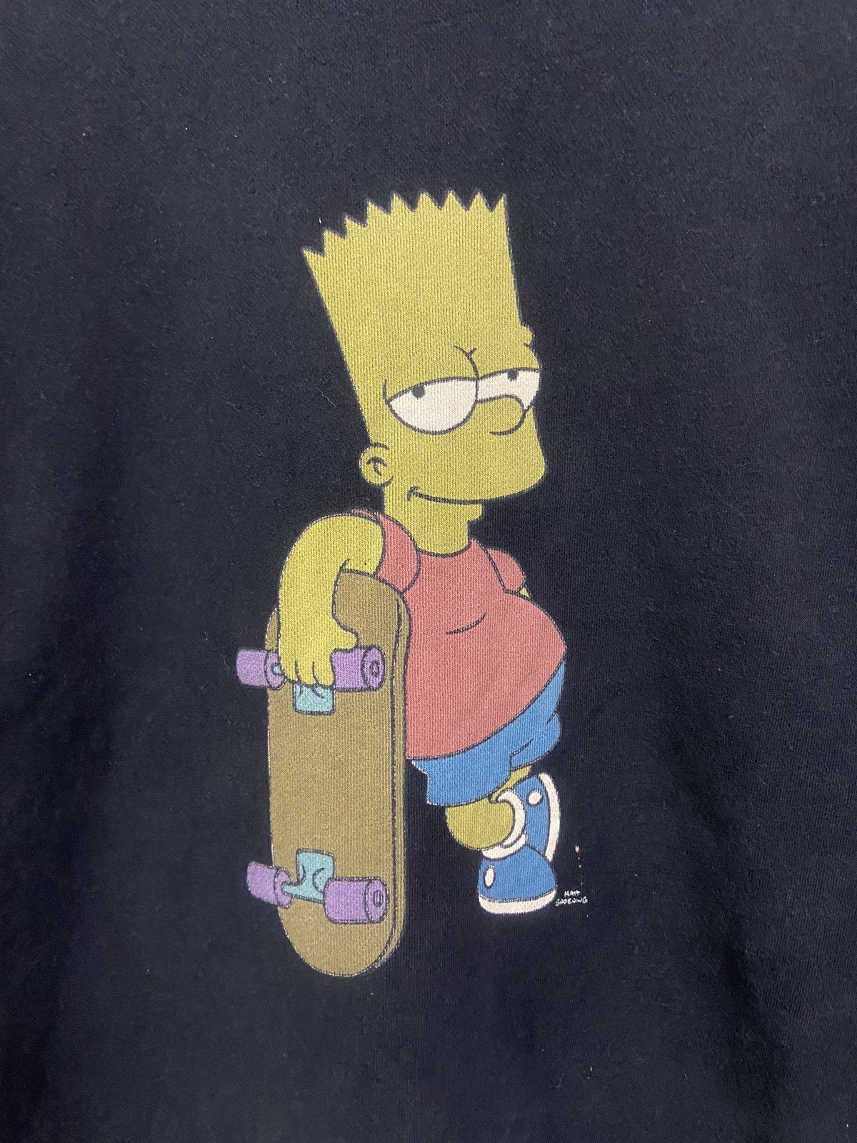 Japanese Brand × The Simpsons Rare Bart Simpson Skateboard Sweatshirt Size US L / EU 52-54 / 3 - 2 Thumbnail