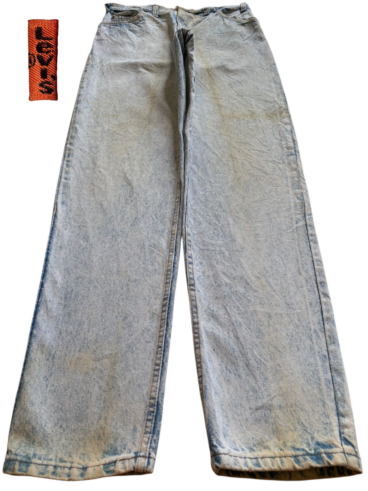 Levi's Vintage 90s Levis 661 Orange Tab Bleached Jeans Size US 32 / EU 48 - 1 Thumbnail