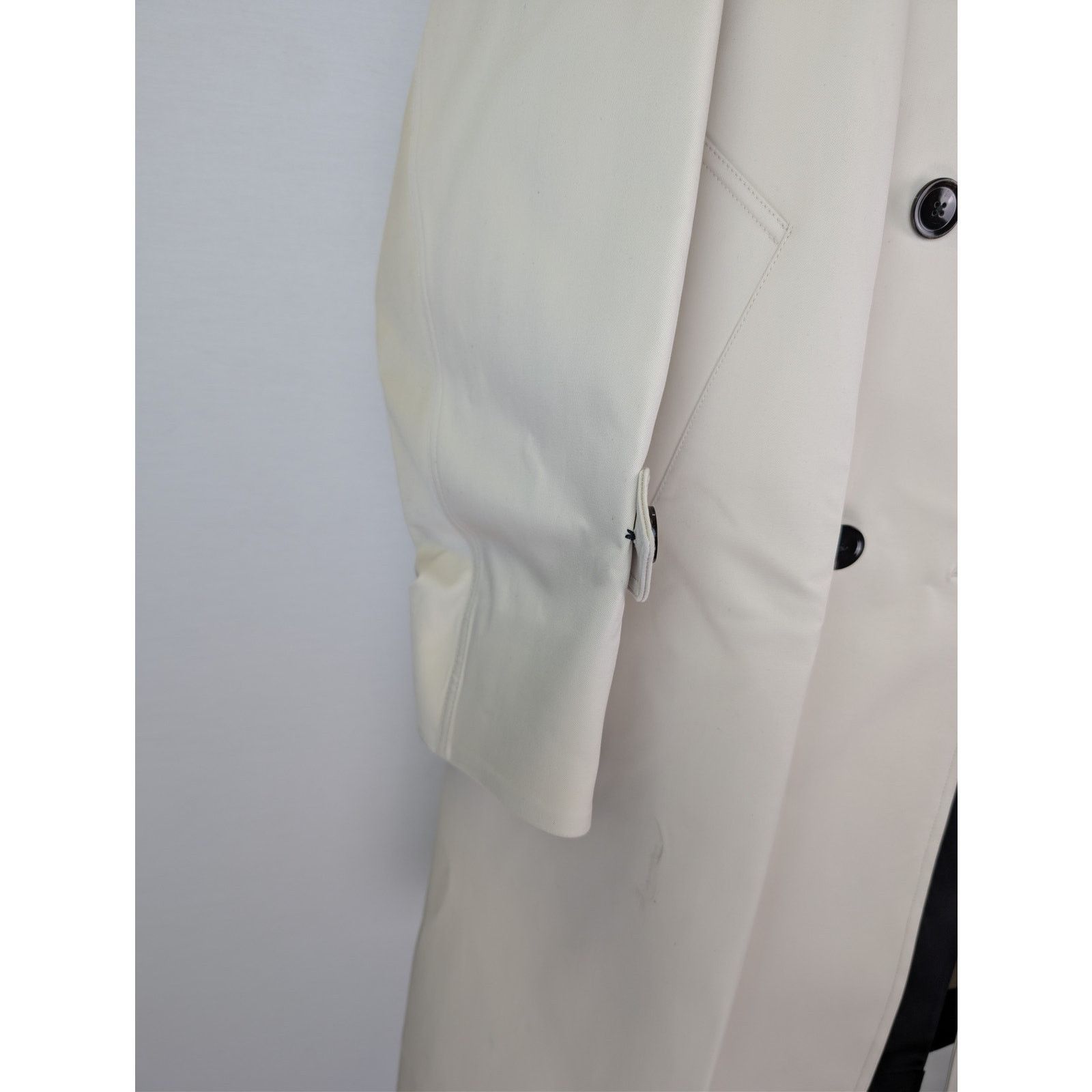 Tom Ford o1rshd1 CC20 Sportswear double-breasted leather coat White Size US M / EU 48-50 / 2 - 6 Thumbnail