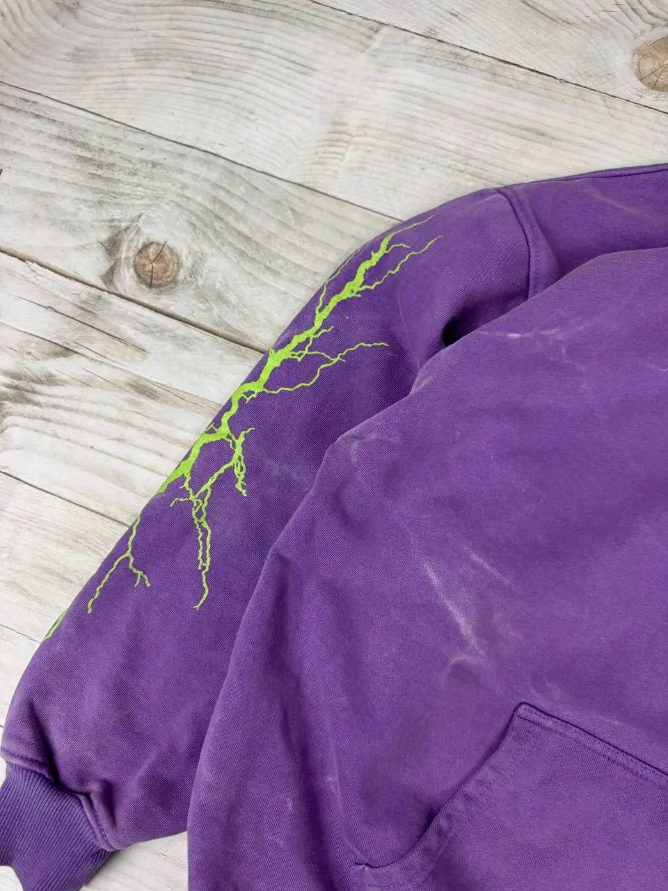 Vintage Childish Hoodie TGF Purple Lightning Racing Motors VIntage Size US M / EU 48-50 / 2 - 8 Thumbnail