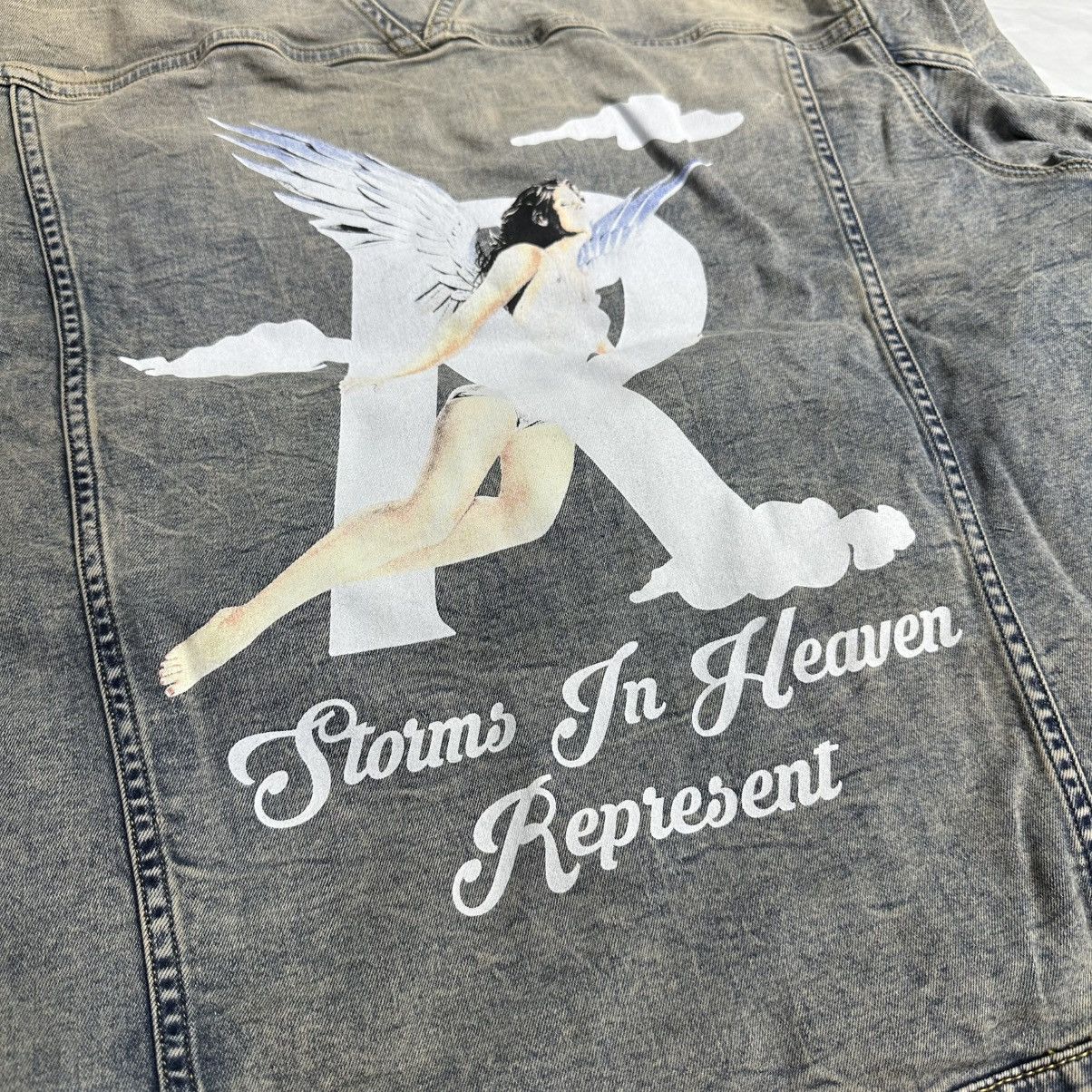 Represent Clo. Represent Storms In Heaven Denim Jacket Size US S / EU 44-46 / 1 - 4 Thumbnail