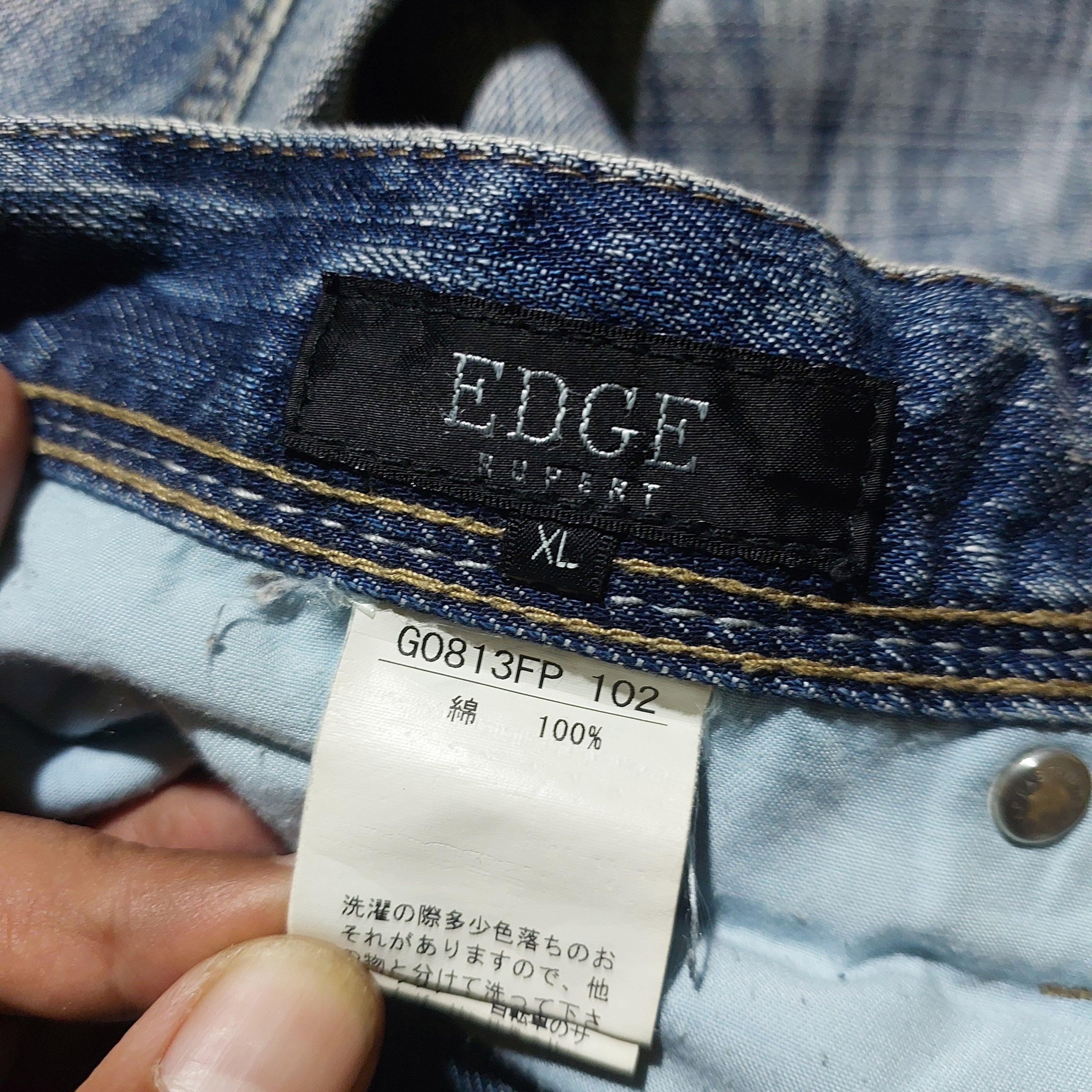 Tornado Mart 2000s Edge Ruppet clawmark curve denim Size US 34 / EU 50 - 9 Thumbnail