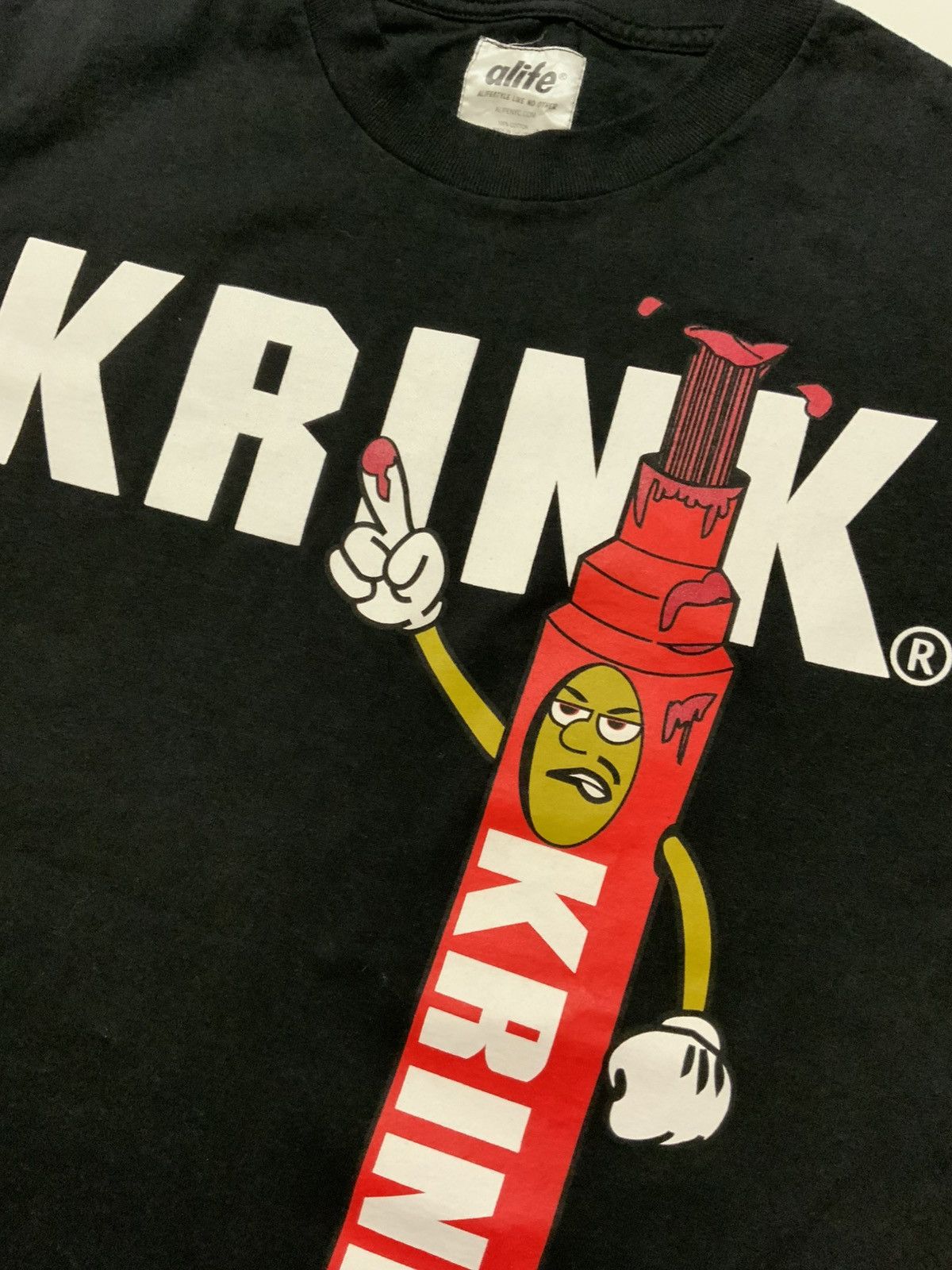 Alife ALIFE NYC Krink Paint Crayon Graffiti Art Graphic T-Shirt Size US L / EU 52-54 / 3 - 5 Thumbnail
