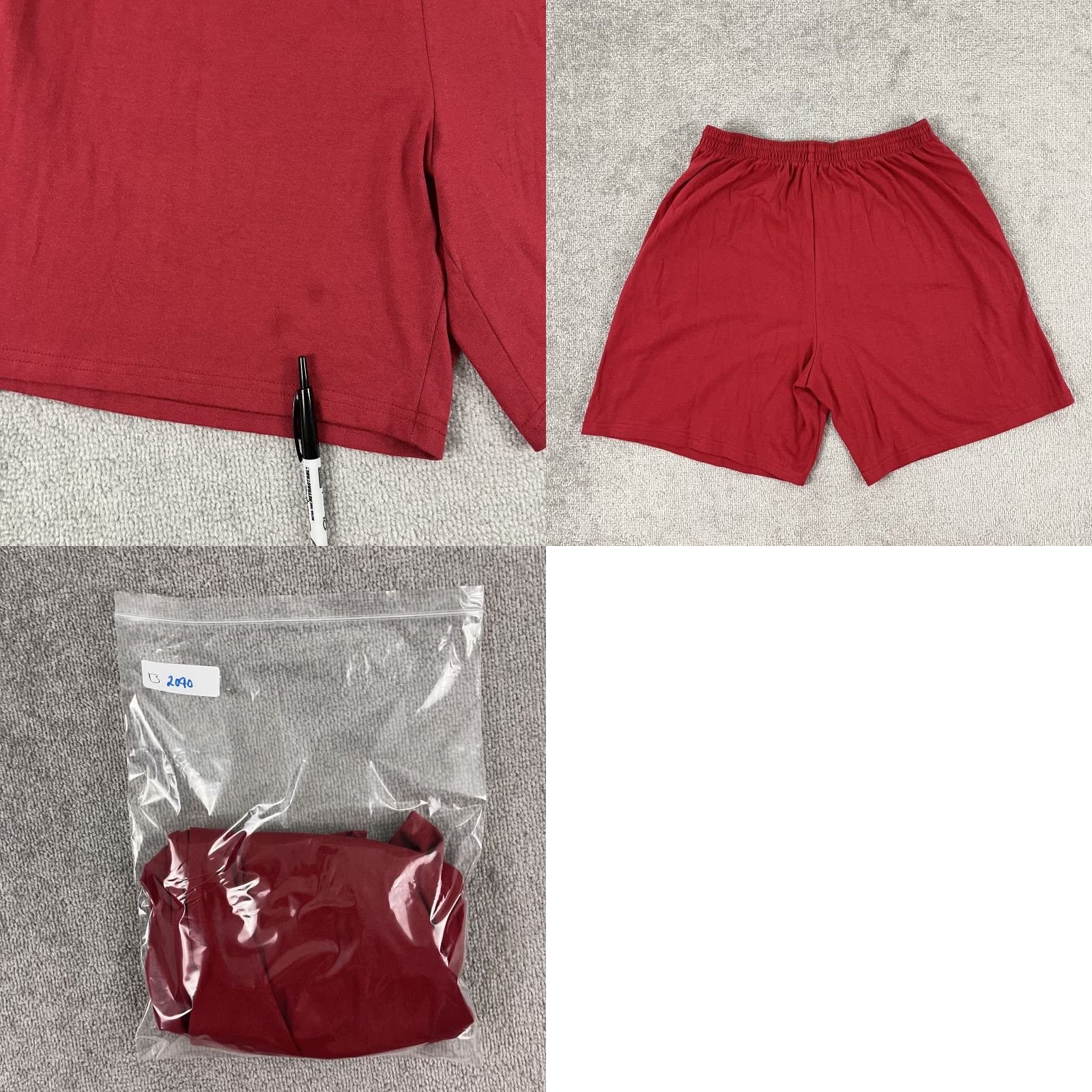 Nike VINTAGE Nike Sweat Shorts Men XL 8" Inseam Red Swoosh 90s Athletic Lightweight Summer Size US 36 / EU 52 - 8 Thumbnail