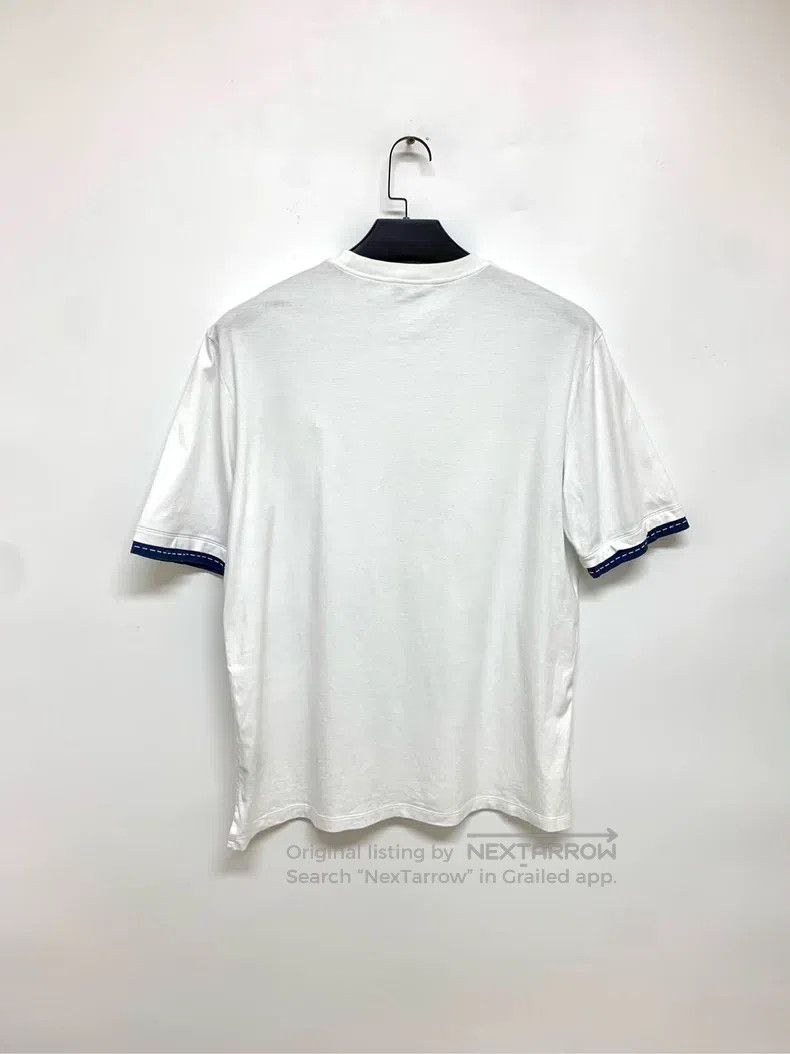 Other Hermes Solid Color Striped Short Sleeve Size L / US 10 / IT 46 - 2 Thumbnail