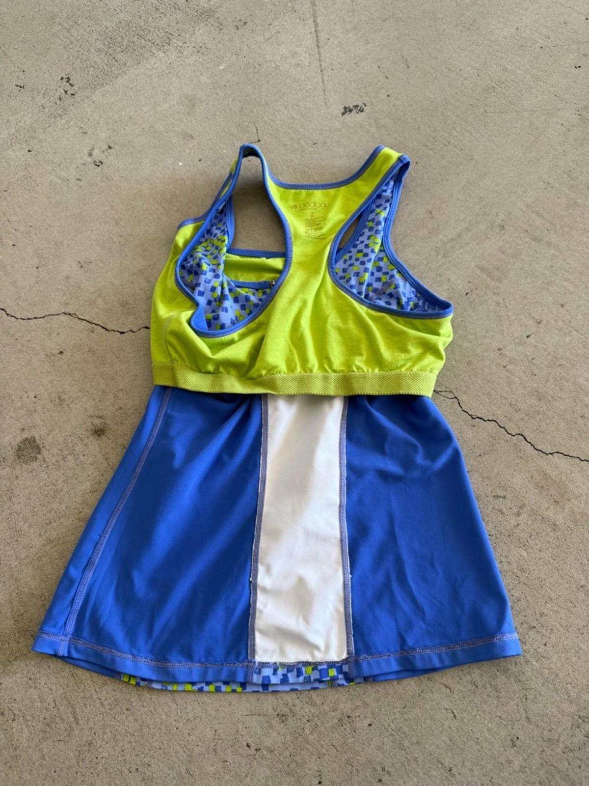 Other Ideology / Athletic Tank Top with Built In Bra Zip / blue Size M / US 6-8 / IT 42-44 - 5 Thumbnail