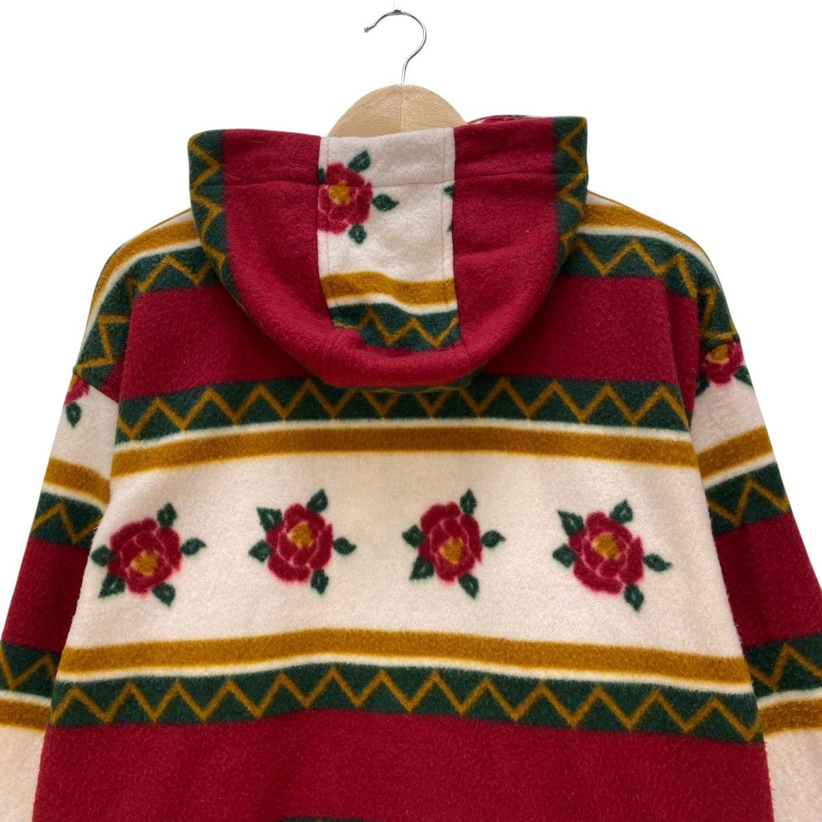 Otto 🔥 Vintage OTTO Sumisho floral design half-zipper fleece Size US M / EU 48-50 / 2 - 6 Thumbnail