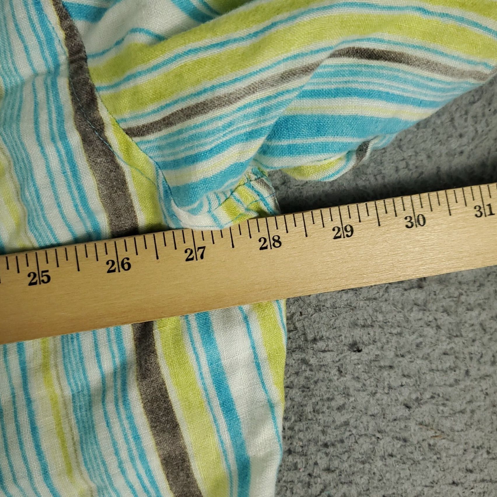 Tommy Bahama Tommy Bahama Shirt Mens 2XL Beige Striped Linen Button-Up Long Sleeve Size US XXL / EU 58 / 5 - 7 Thumbnail