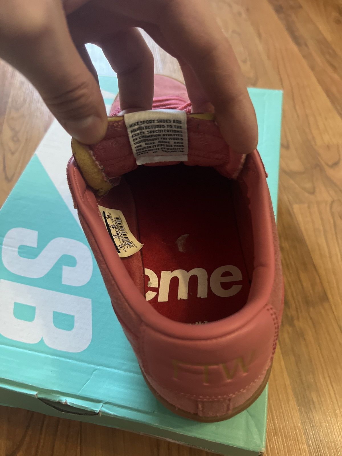 Supreme Nike sb x supreme blazer GT Size US 12 / EU 45 - 7 Thumbnail