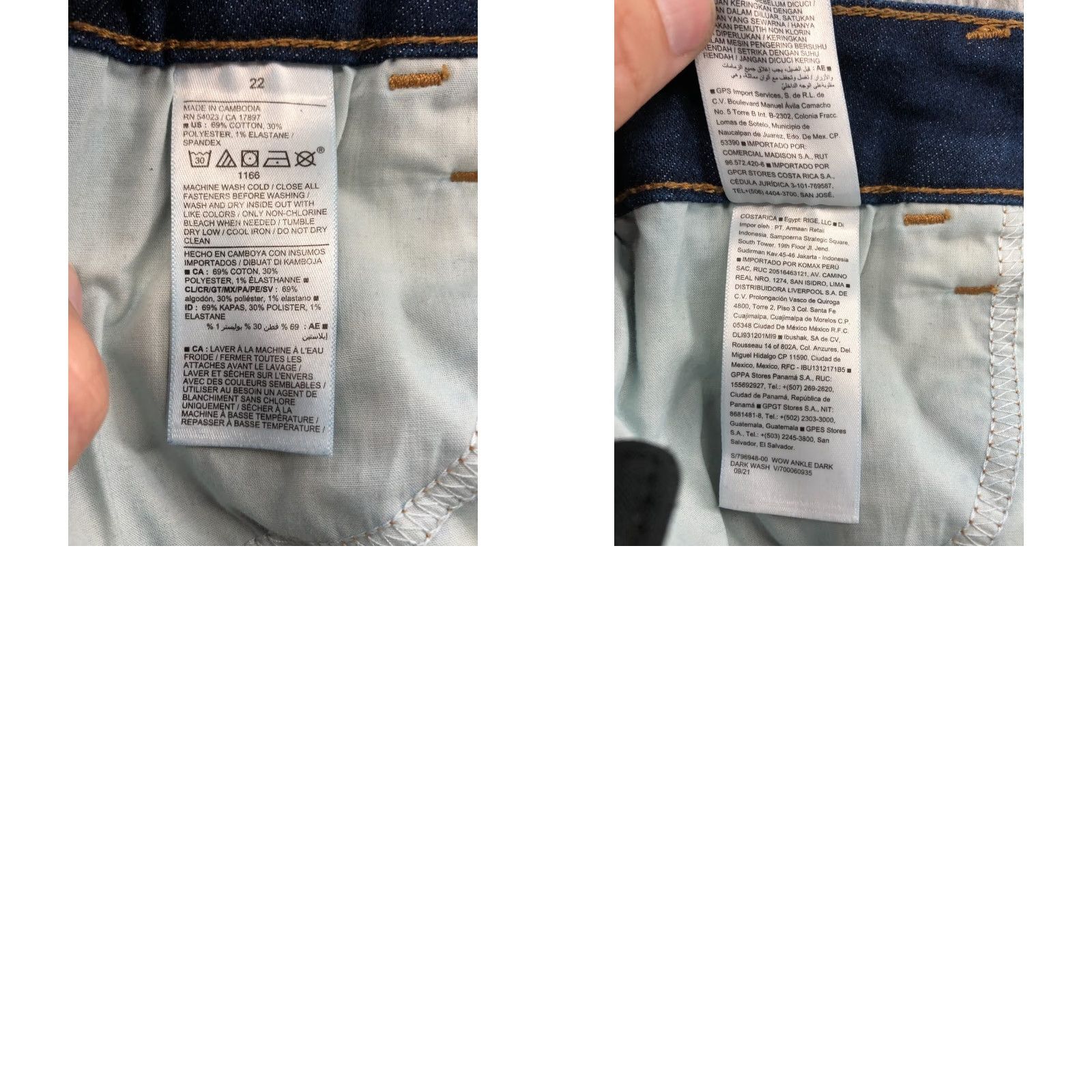 Old Navy Old Navy High Rise Super Skinny Jeans Plus Size 22 Womens Medium Wash Blue Flaw Size 40" / US 18 - 9 Thumbnail