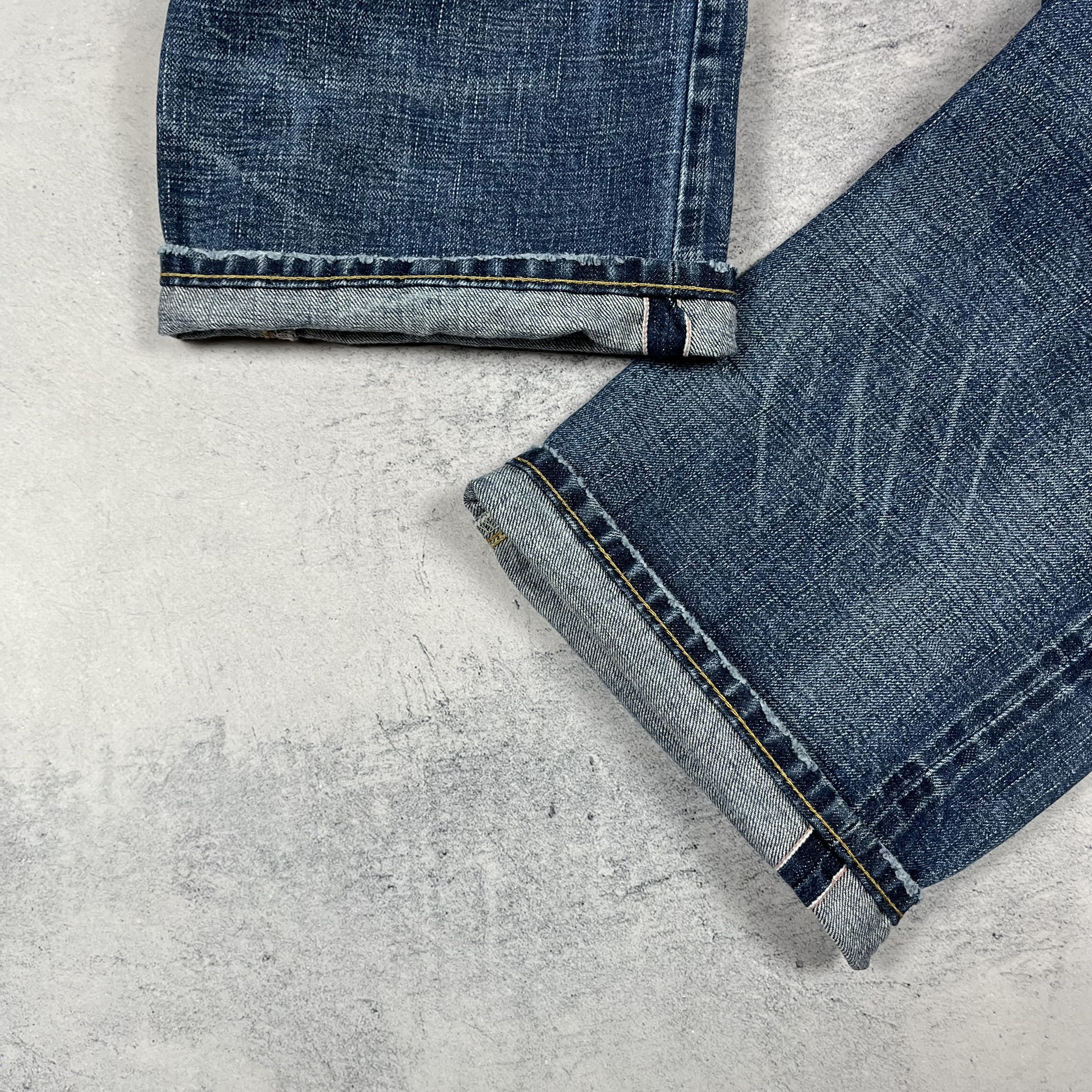 Polo Ralph Lauren Polo Ralph Lauren Selvedge Distressed Denim Jeans Pants Size US 36 / EU 52 - 15 Thumbnail
