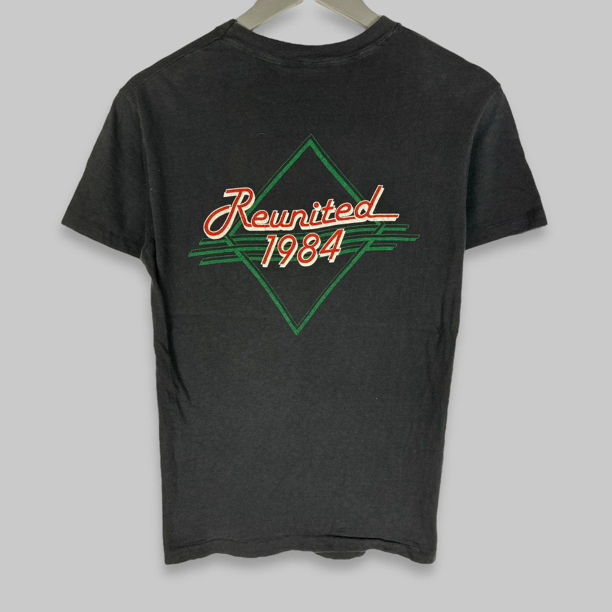 Band Tees Vintage 1984 Rod Stewart Jeff Beck Reunited T Shirt Size US S / EU 44-46 / 1 - 2 Thumbnail