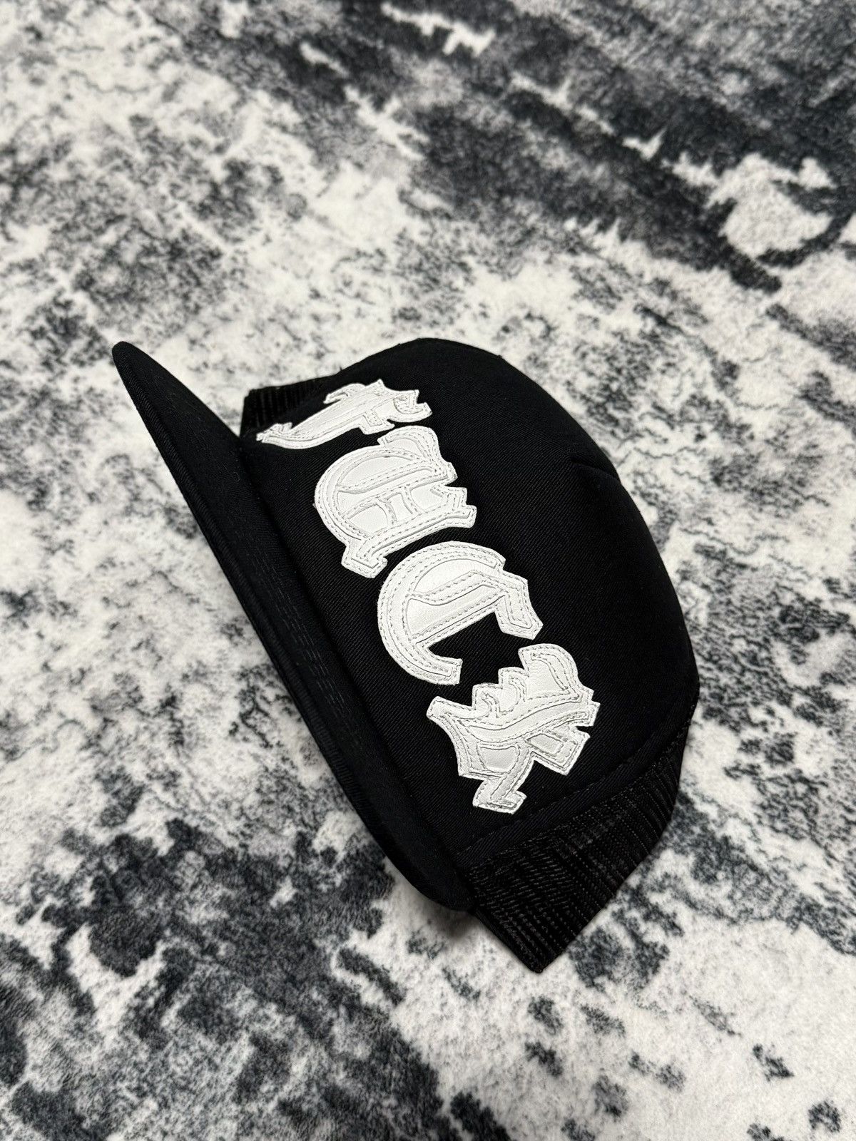 Chrome Hearts Chrome Hearts Fuck Leather Patch Trucker Hat Size ONE SIZE - 2 Thumbnail