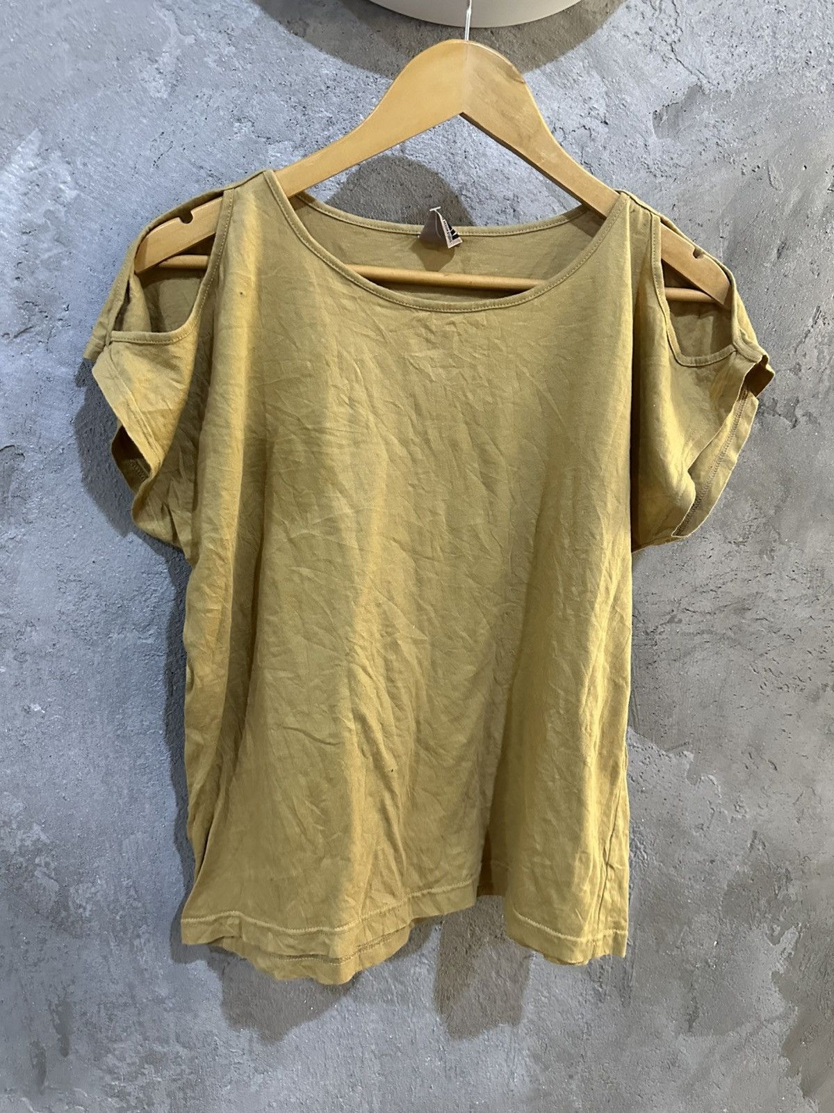 Hai Sporting Gear × Issey Miyake Hai Sporting Gear Miyake Design Studio Open Shoulder T-shirt Size US M / EU 48-50 / 2 - 5 Thumbnail