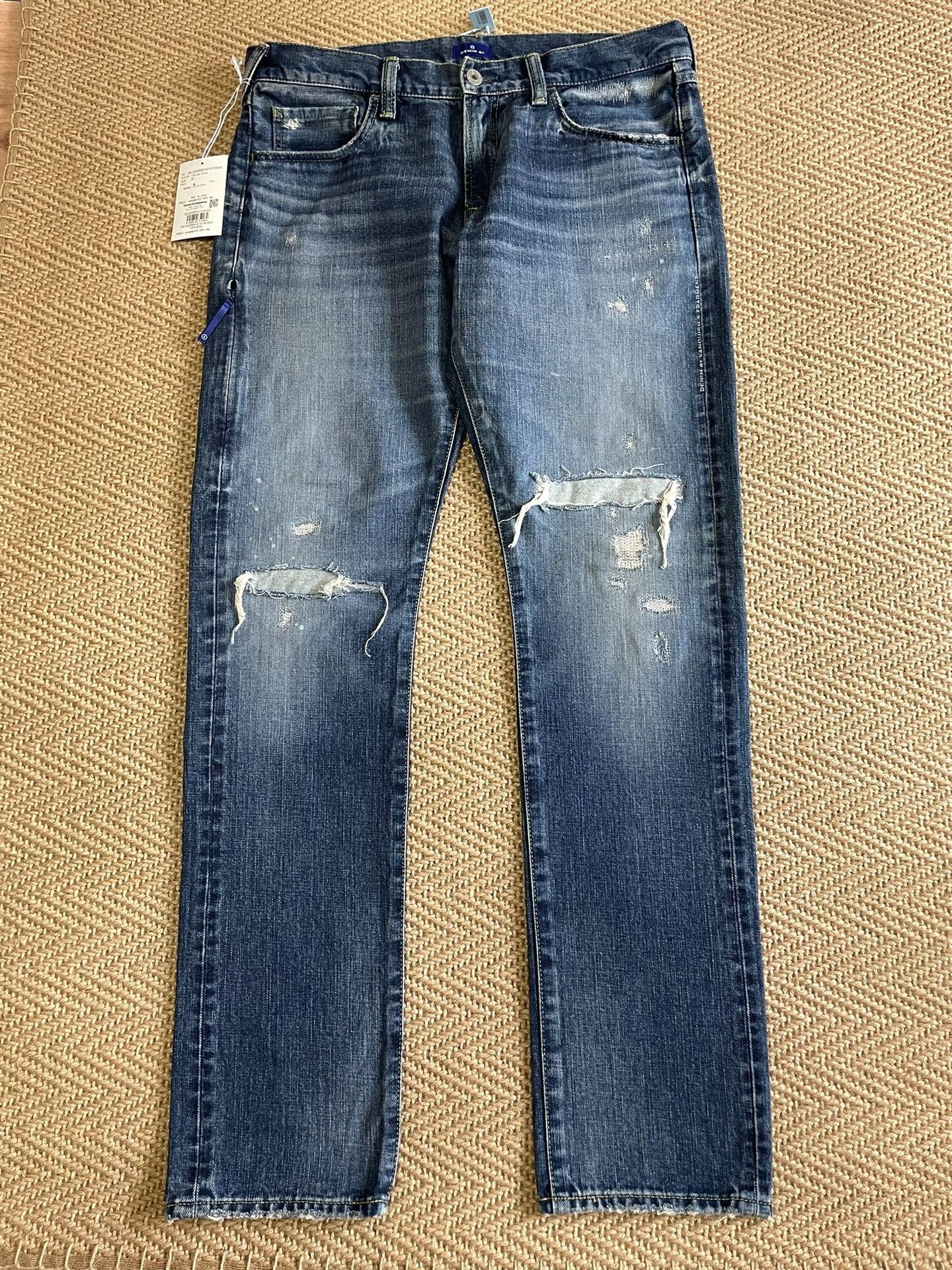 Fragment Design denim by vanquish fragment distressed jeans Size US 34 / EU 50 - 1 Thumbnail