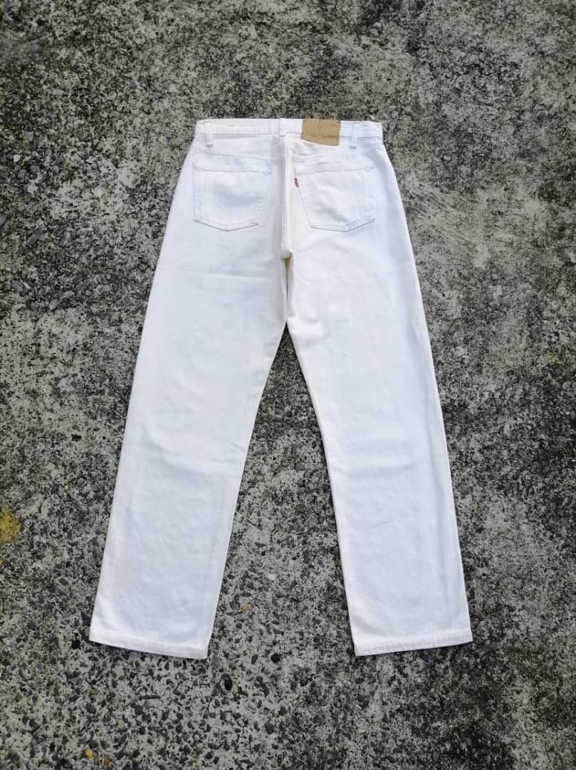 Levi's × Levi's Vintage Clothing × Vintage Levi's Strauss 532 Fly Button White Pants Size US 29 - 4 Thumbnail