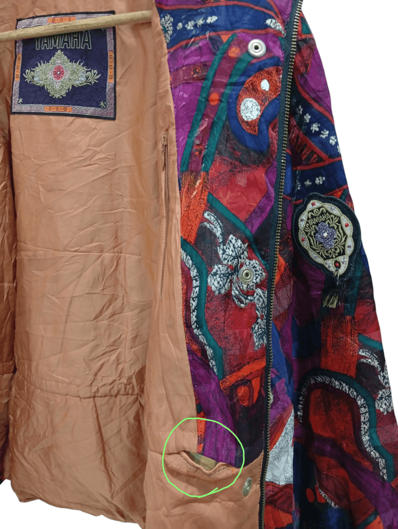 Vintage × Yamaha 🔥🔥Vintage Yamaha Ladies Full Print Jacket Size XL / US 12-14 / IT 48-50 - 22 Thumbnail