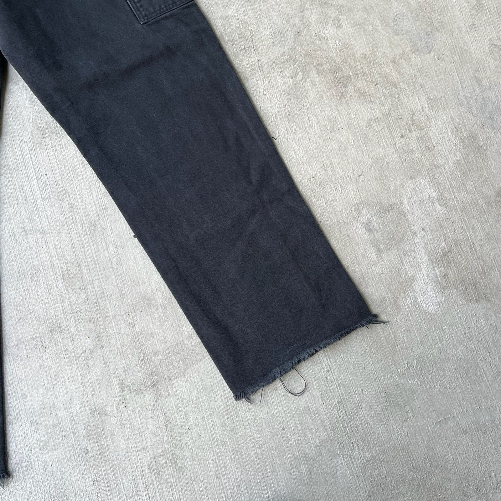 Carhartt × Vintage Carhartt black black double knee work wear carpenter pants Size US 33 - 10 Thumbnail