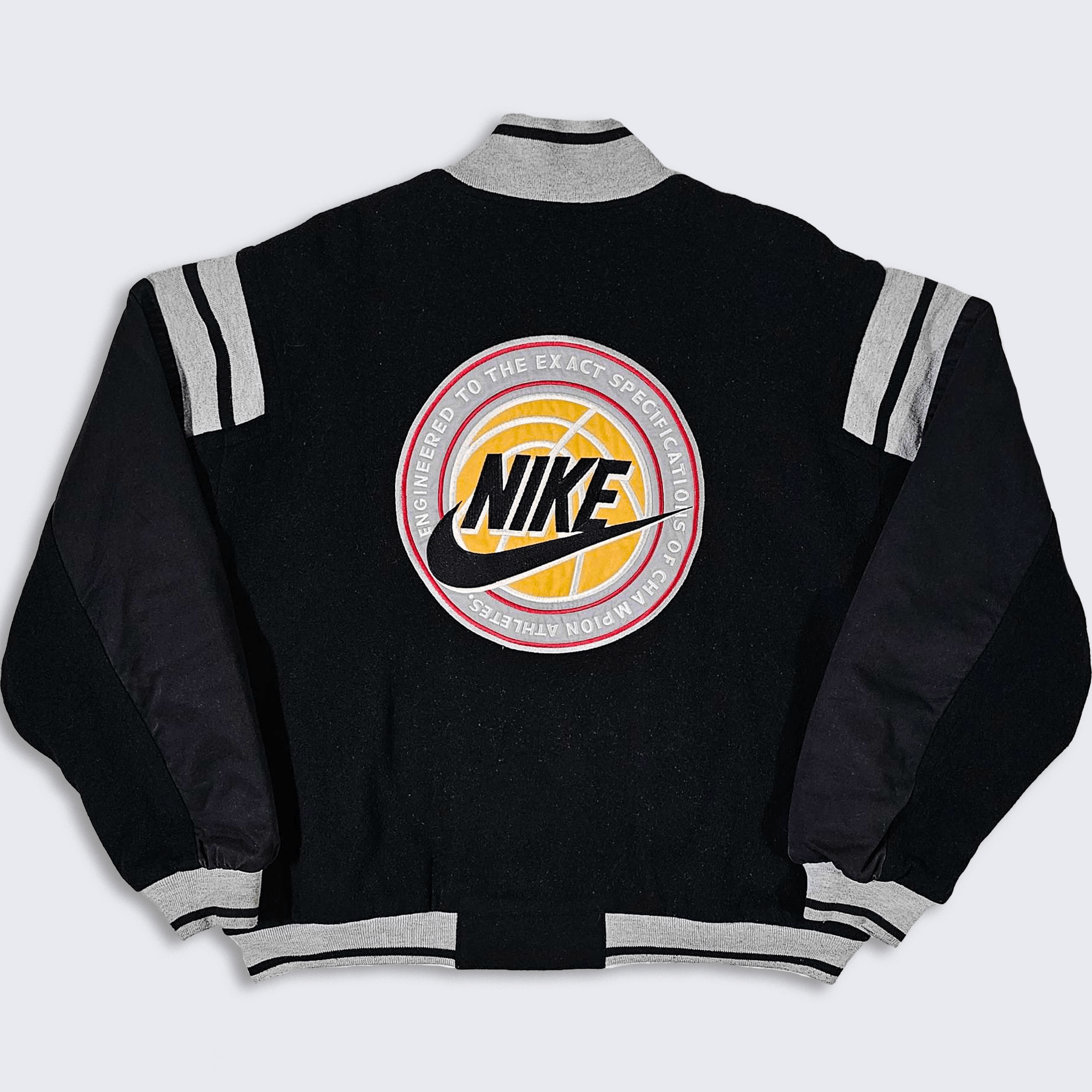 Bomber Jacket Nike Vintage Nike Vintage 90s Air Force Wool Varsity Jacket Grailed