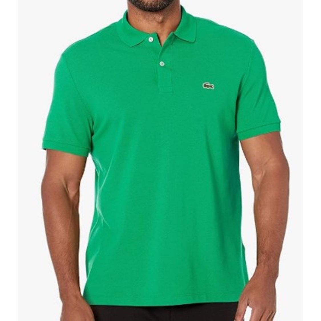 Lacoste Lacoste Mens Short Sleeve Classic Pique Polo Shirt XXL Green Size US XXL / EU 58 / 5 - 1 Thumbnail