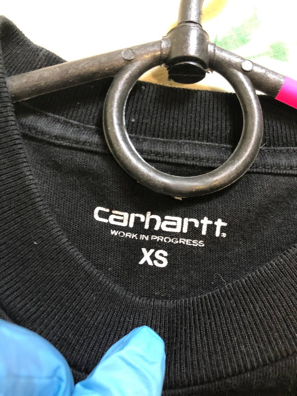 Carhartt Carhartt Black T-Shirt Streetwear big print logo Y2K Size US XS / EU 42 / 0 - 2 Thumbnail