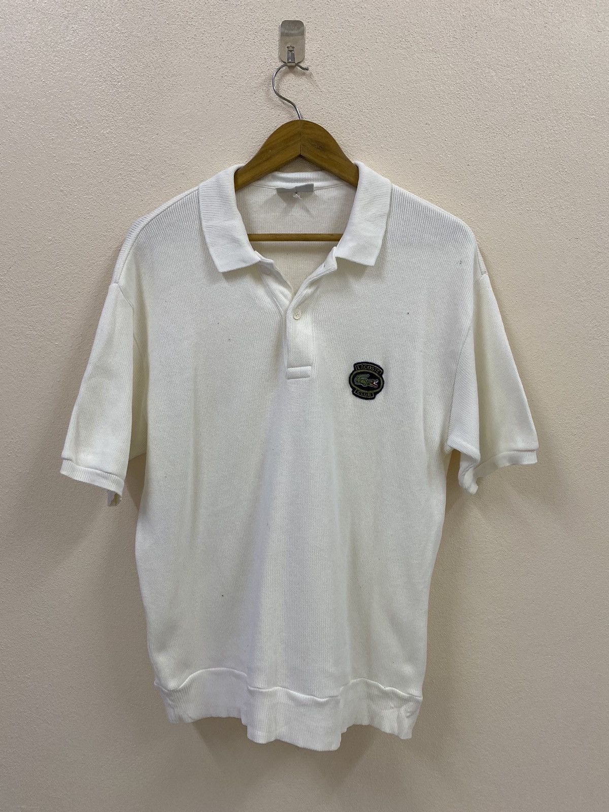 Lacoste × Vintage Vtg Lacoste Knitwear Polos Size US L / EU 52-54 / 3 - 1 Thumbnail