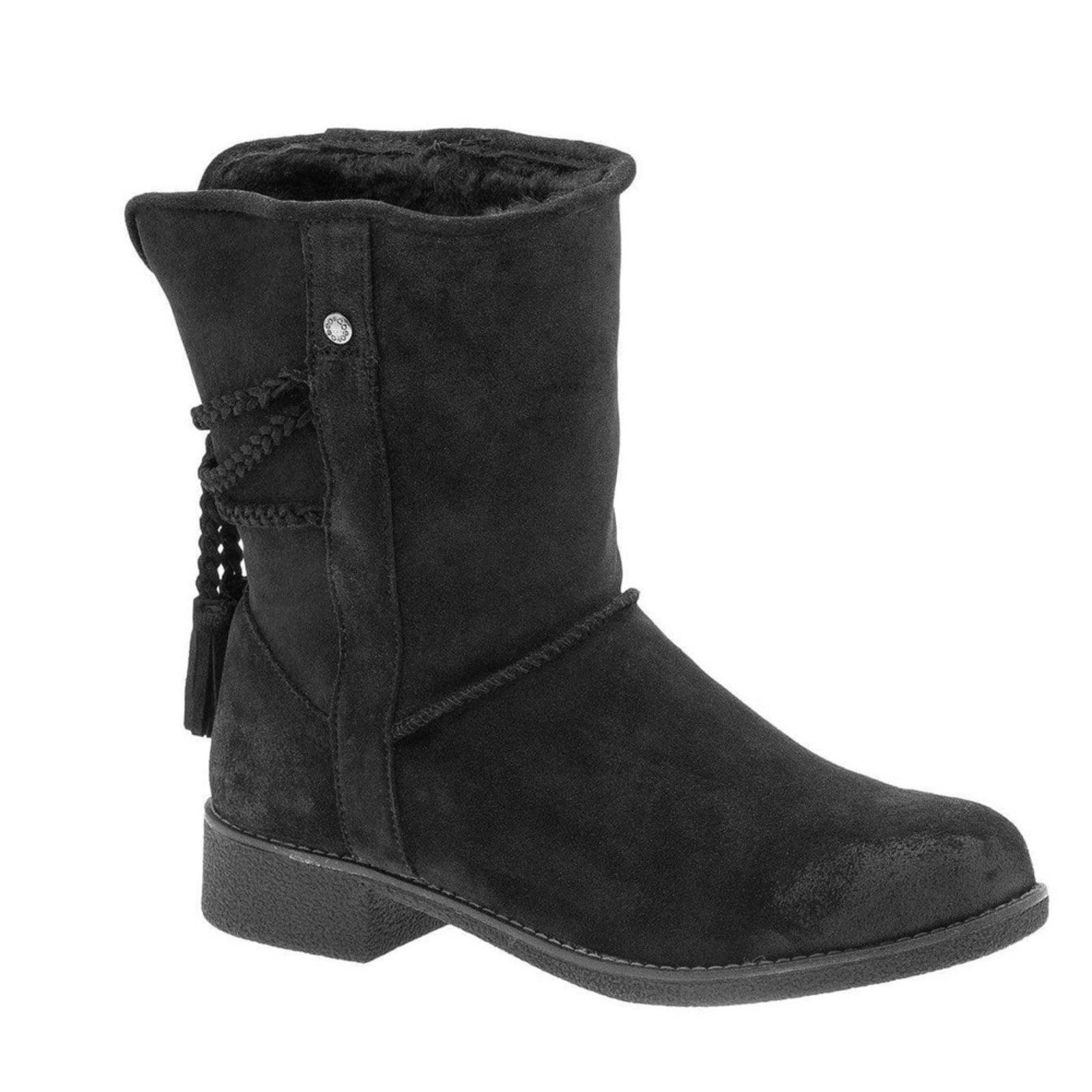 Other NWT abeo Pro Blaine Black Suede Sheep Sheerling Winter Boots Size US 10 / IT 40 - 1 Thumbnail