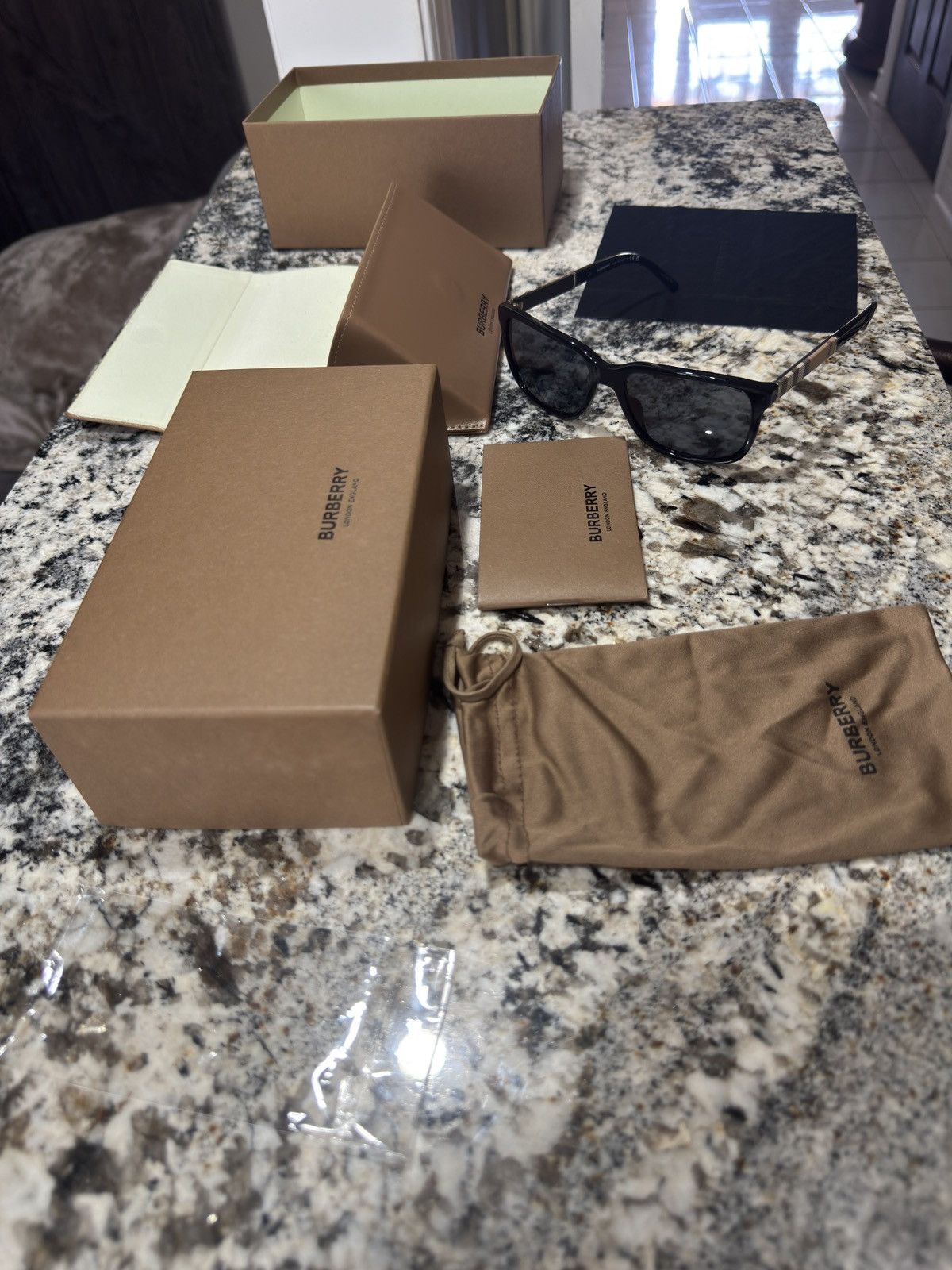 Burberry Men’s Burberry Sunglasses - Model BE4181 Size ONE SIZE - 1 Thumbnail