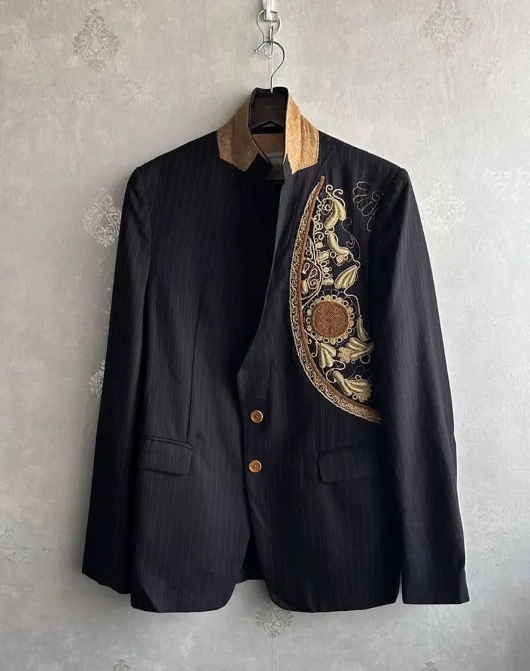 Dries Van Noten Sz 50 Dries Van Noten 15SS Stitches Jacket Size US M / EU 48-50 / 2 - 3 Thumbnail