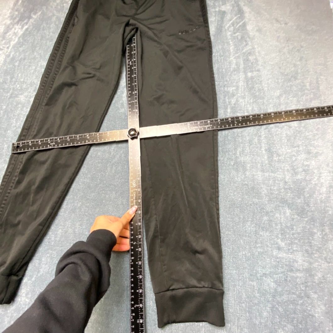 Adidas Adidas Sweatpants Mens M Black Fleece Lined 3-Stripes Athletic Tapered Leg Size US 31 - 7 Thumbnail