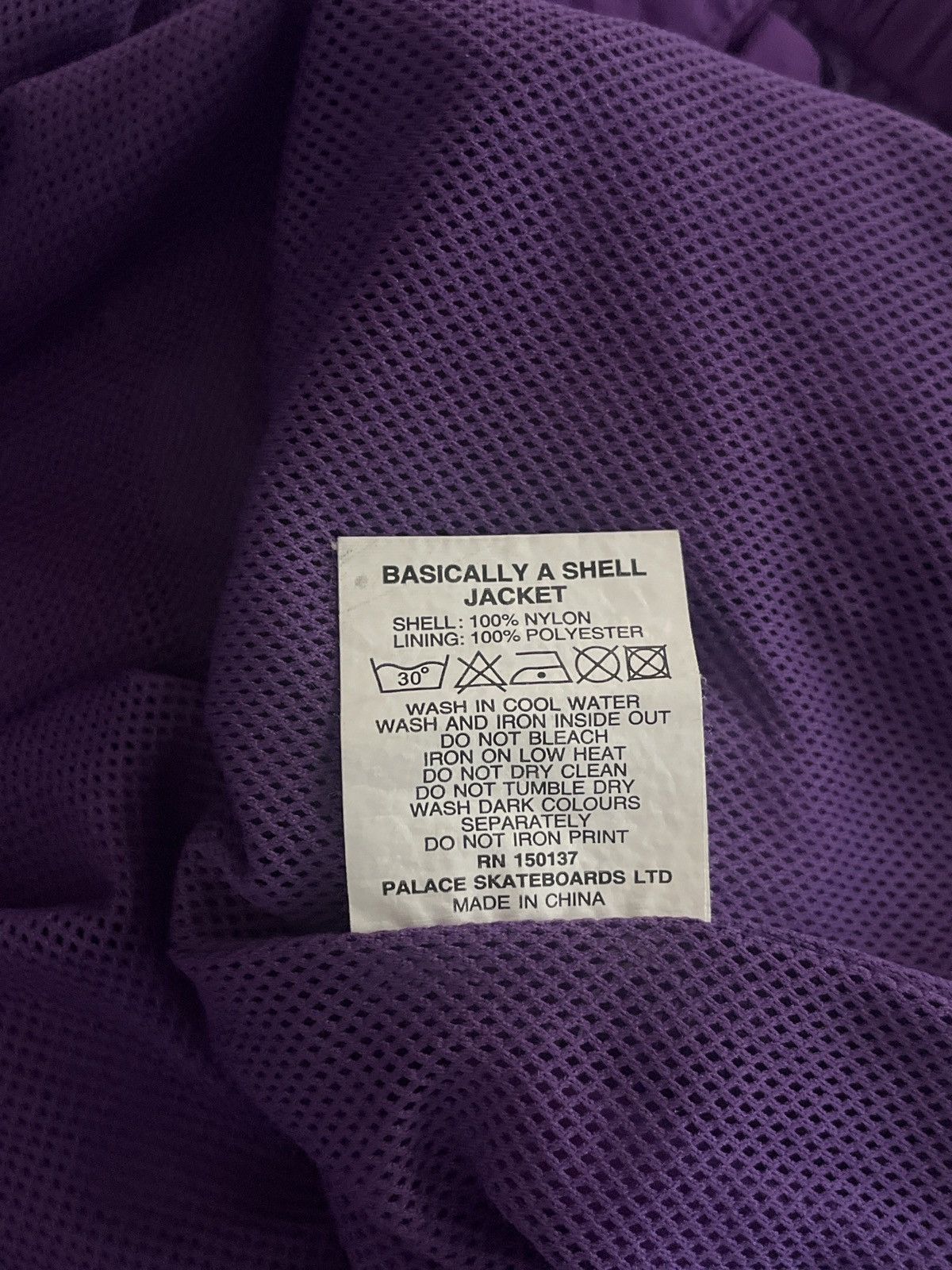 Palace Palace Basically A Shell Purple Jacket Size US XL / EU 56 / 4 - 5 Thumbnail