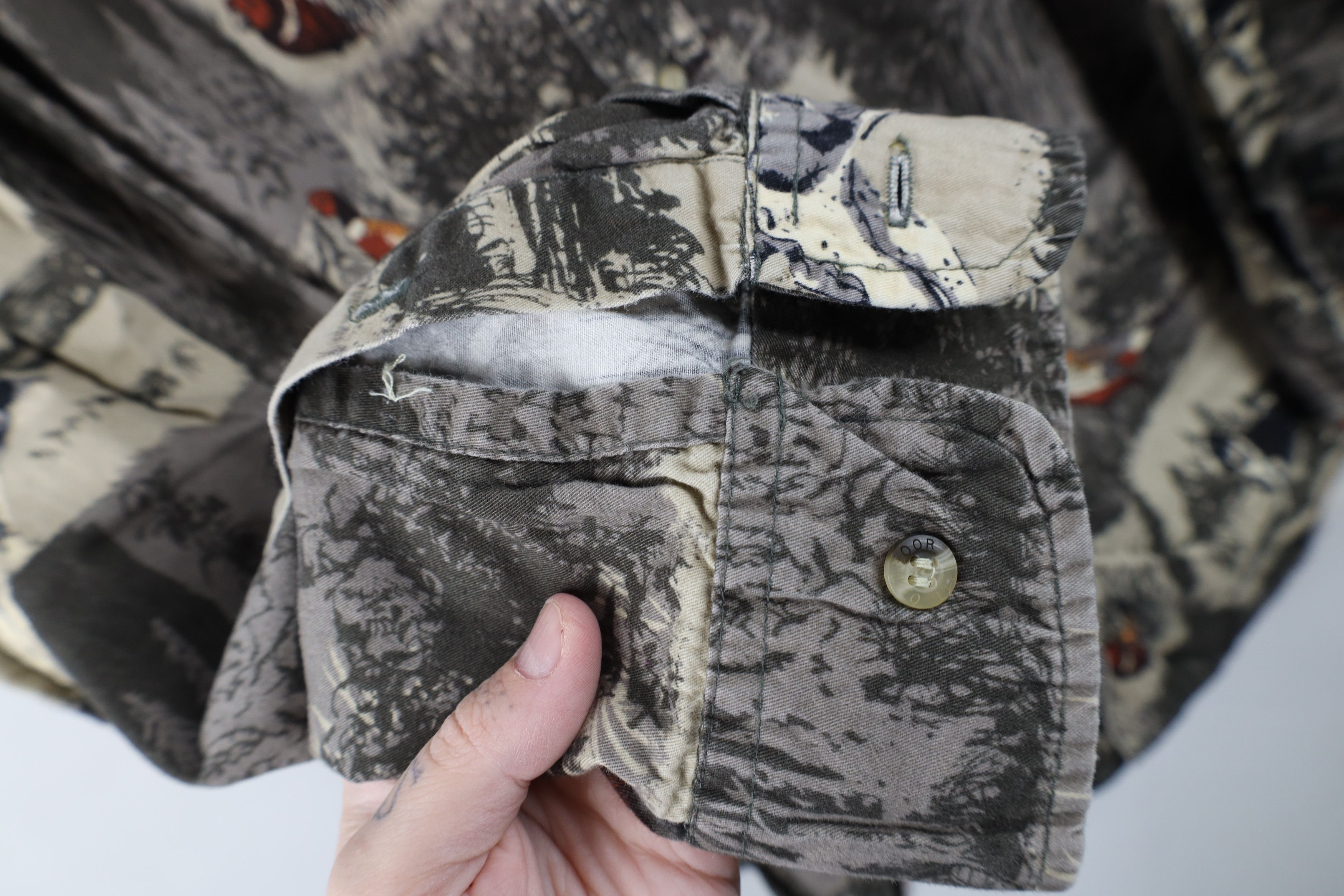 Vintage Vintage 90s Y2K Hunting Dog All Over Print Button Shirt Size US XL / EU 56 / 4 - 4 Thumbnail