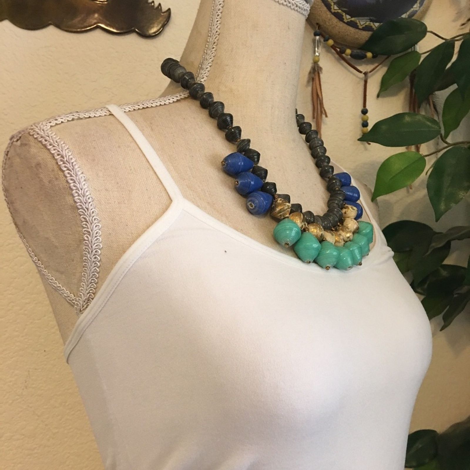 Jewelry Vintage Teng Yue handmade chunky bead necklace Size ONE SIZE - 2 Thumbnail