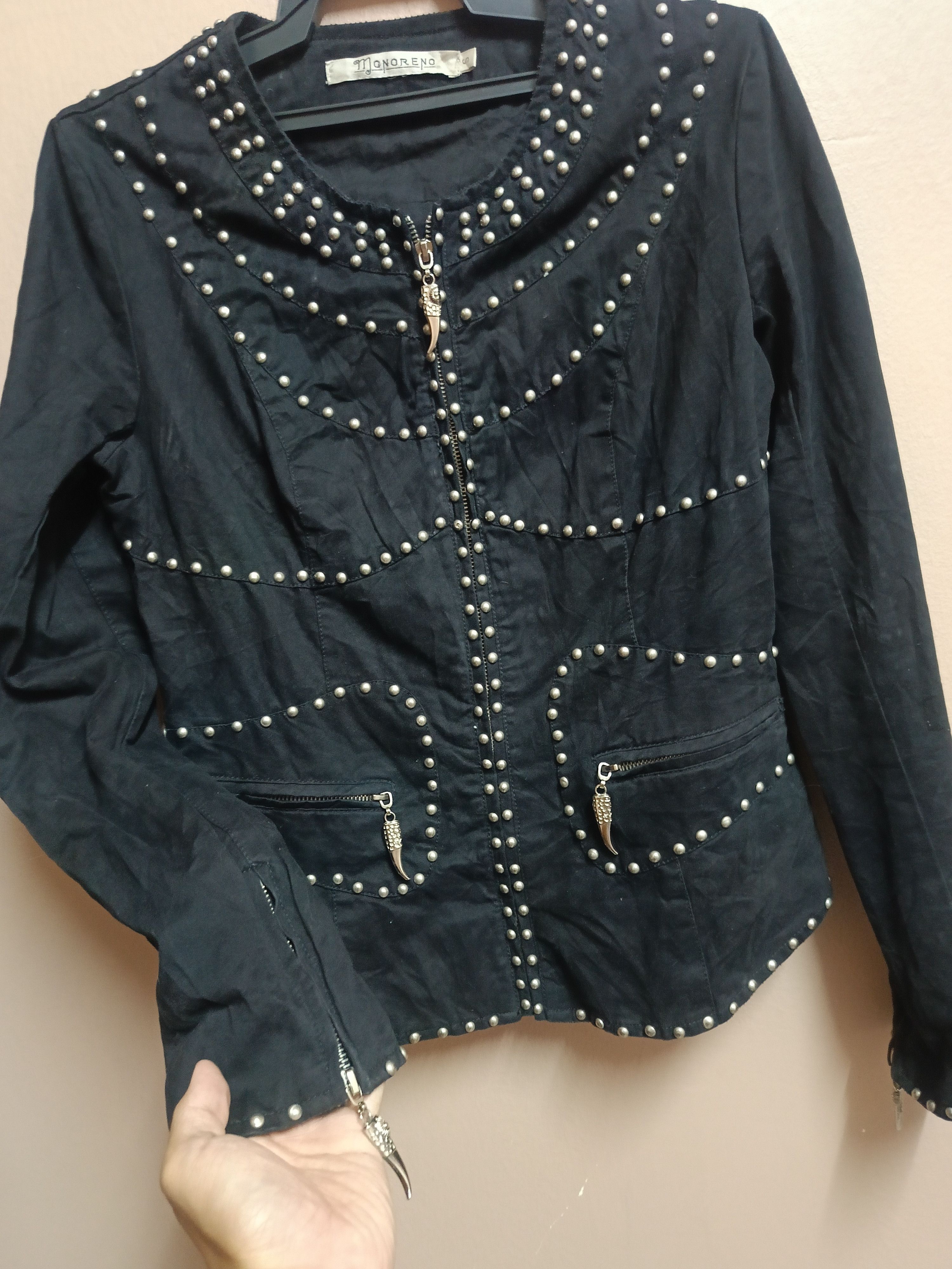 Japanese Brand × KMRii × Le Grande Bleu (L.G.B.) Punk Studded Monoreno Jacket Size US S / EU 44-46 / 1 - 6 Thumbnail