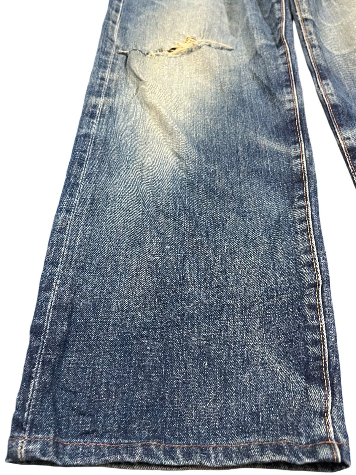 Yasuyuki Ishii Vintage Bobson Japan Baggy Distressed Denim Size US 34 / EU 50 - 4 Thumbnail
