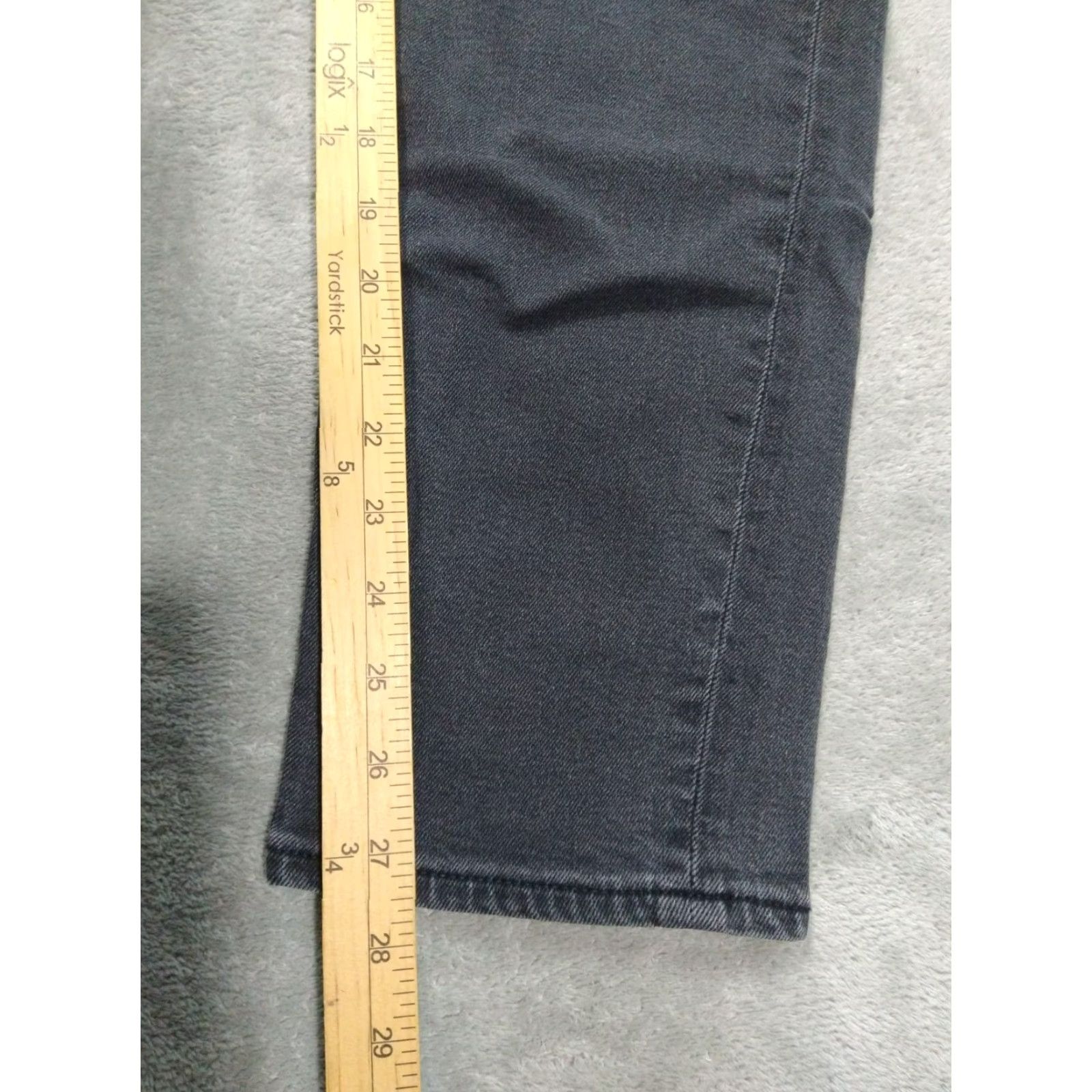 American Eagle Outfitters American Eagle Jeans Women 6 Black Denim Mom Stretch High Rise Festival Womens Size 30" / US 8 / IT 44 - 5 Thumbnail