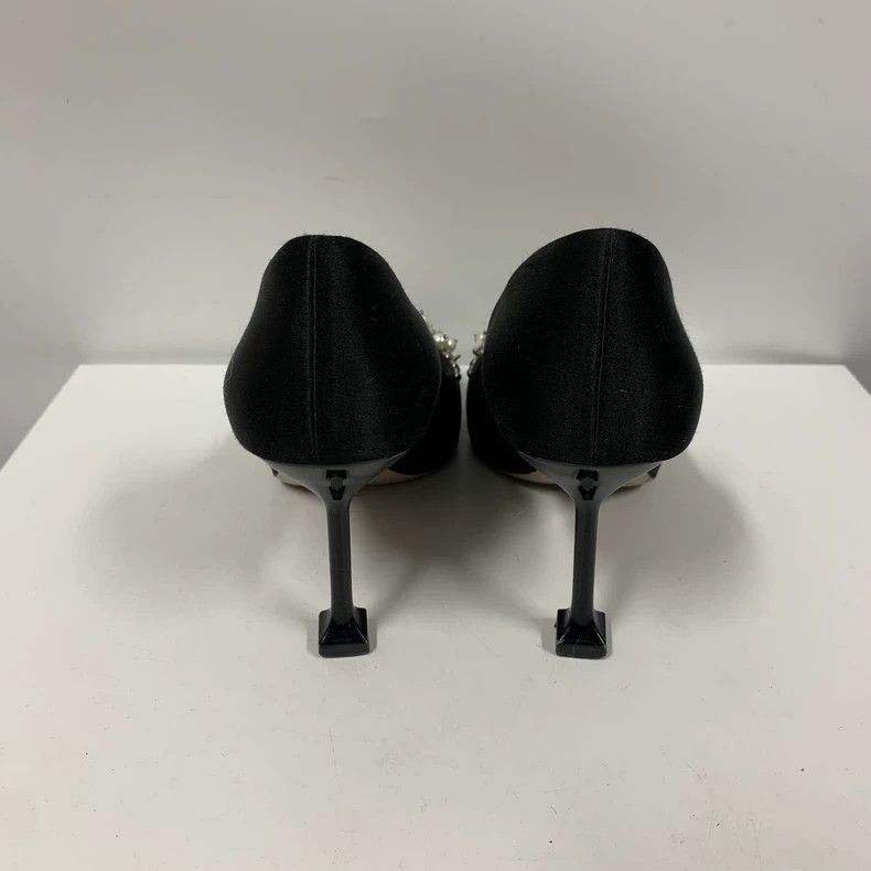 Prada Miu Miu Pearl Embellished Pointy Heels -2505 Size US 4.5 / IT 34.5 - 6 Thumbnail