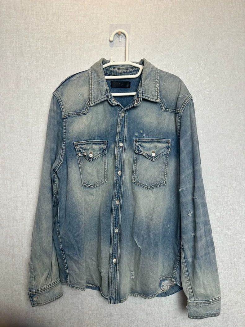 Amiri Amiri blue denim jacket Size US L / EU 52-54 / 3 - 1 Thumbnail