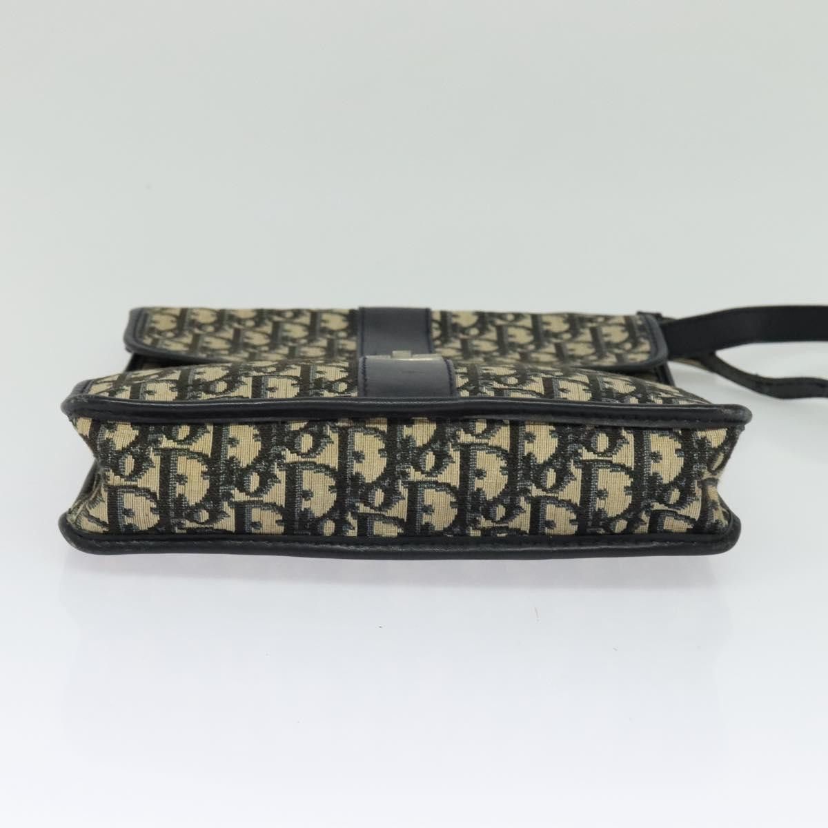Dior DIOR Trotter Canvas Shoulder Bag Navy Silver Size ONE SIZE - 9 Thumbnail