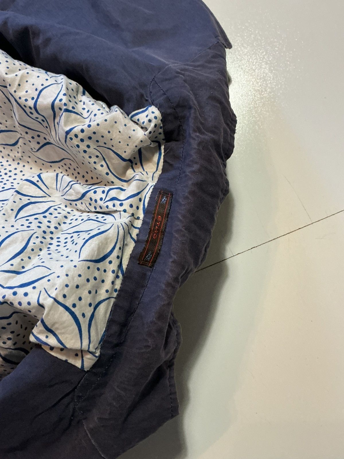 Etro Etro Milano Two Button Navy Blue Sportscoat Blazer Jacket Size US S / EU 44-46 / 1 - 12 Thumbnail