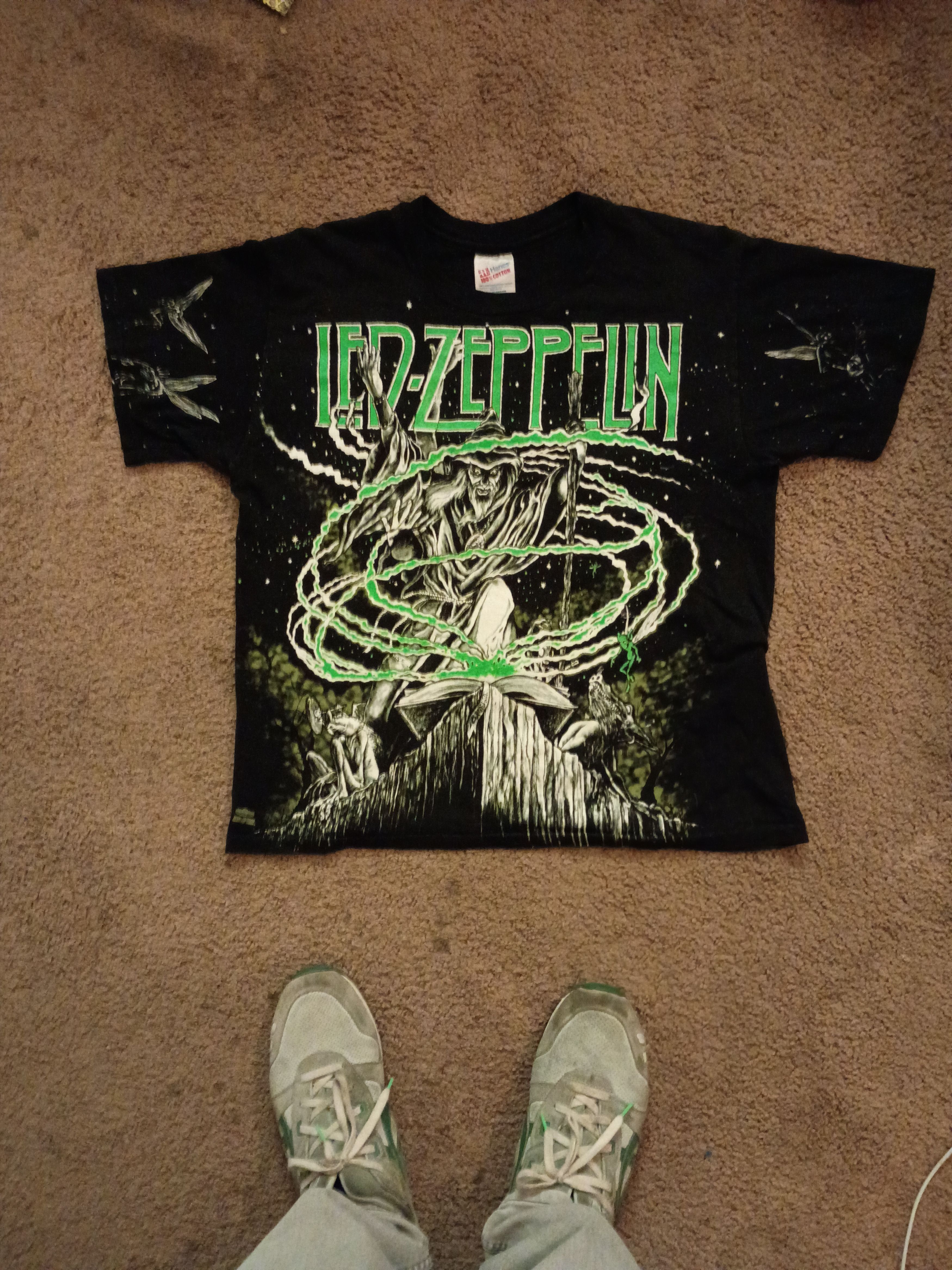 Other Vintage Led Zeppelin All Over Print Tour Shirt Size US L / EU 52-54 / 3 - 2 Thumbnail