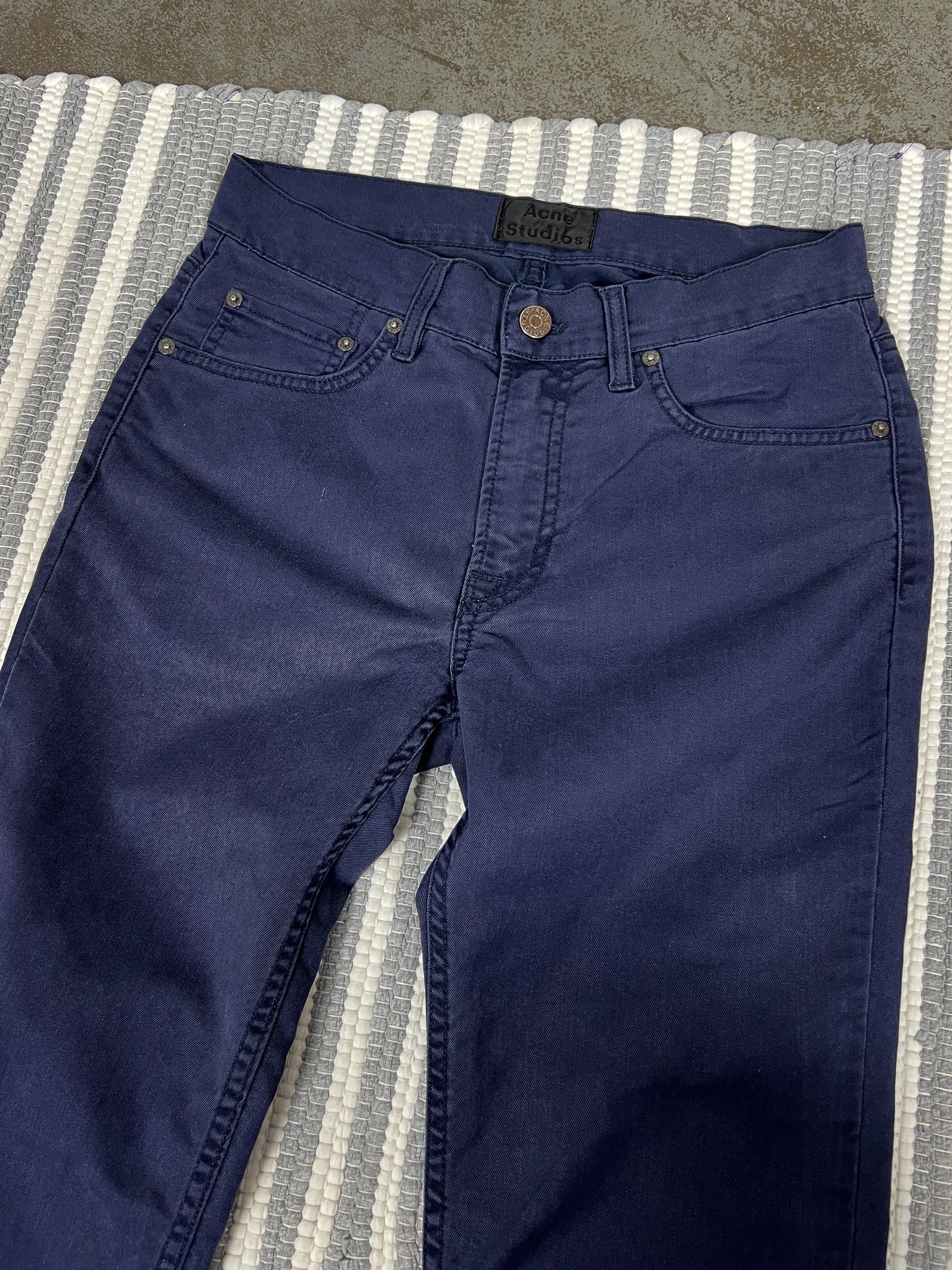Acne Studios Acne Studios Ace Ups Navy Jeans Pants Size 30" / US 8 / IT 44 - 3 Thumbnail