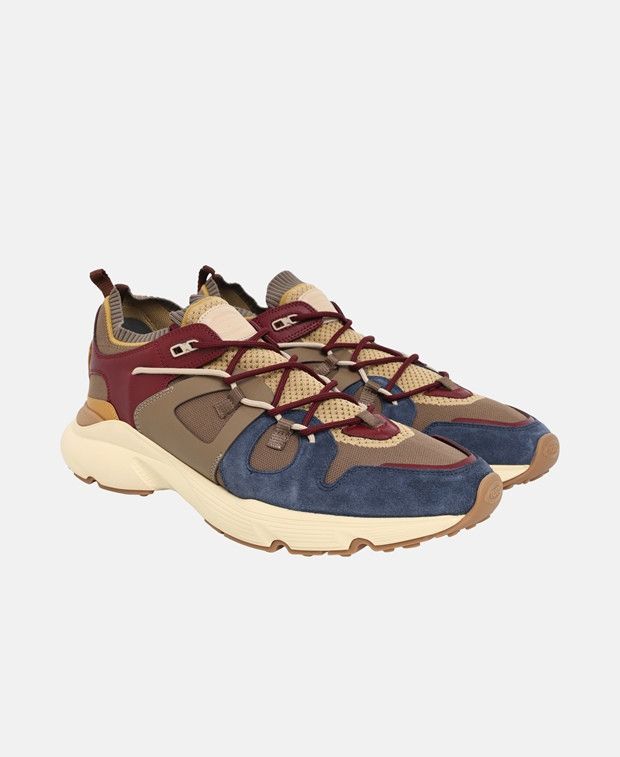 Tods Allacciata Maglia Sport Run Running Shoes in Beige, Men's (Size 10.5)