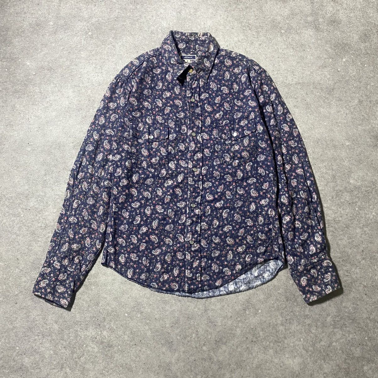 45rpm 90s Paisley 45RPM Shirt Snap Button Size US S / EU 44-46 / 1 - 1 Thumbnail
