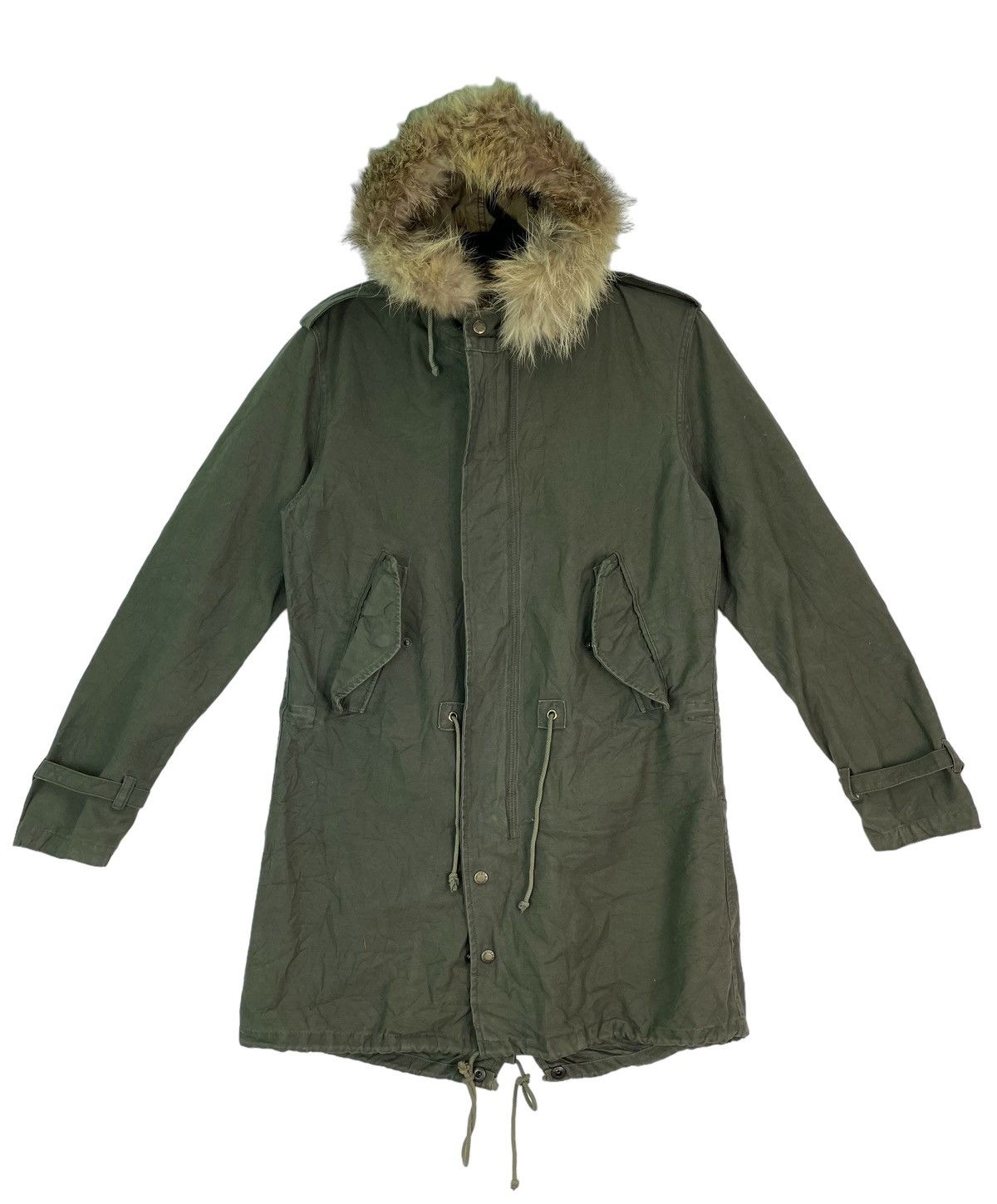 Avirex × Vintage Avirex fur mink hooded fishtail parka military jacket Size US M / EU 48-50 / 2 - 2 Thumbnail
