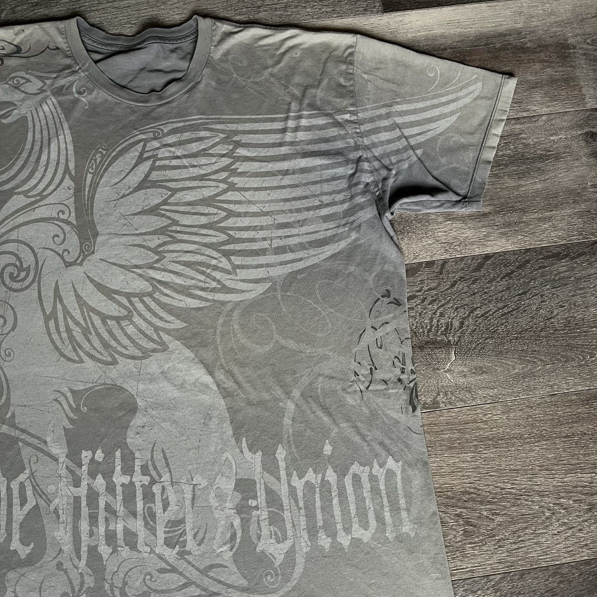 Affliction Vintage Y2K Affliction Style Griffen Graphic Logo Tee Shirt Size US L / EU 52-54 / 3 - 3 Thumbnail